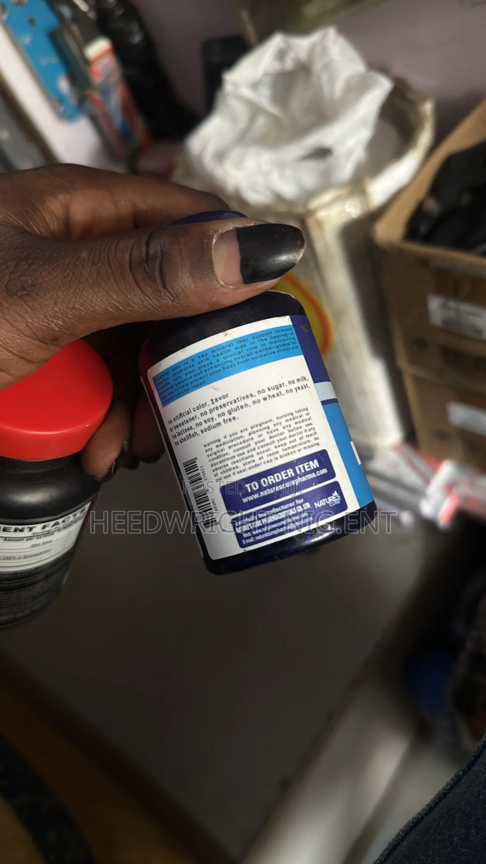 Zinc for Acne Skin Formula