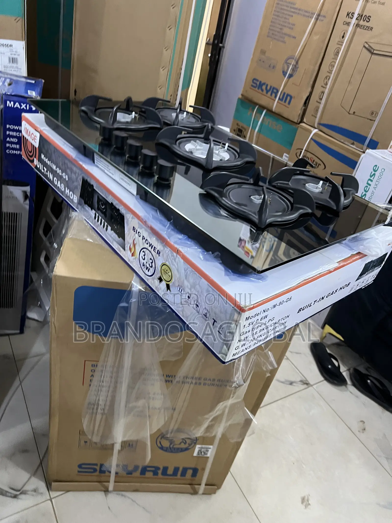 Image Built in Five Burner Gas Cooker for Modern Kitchens 90g6