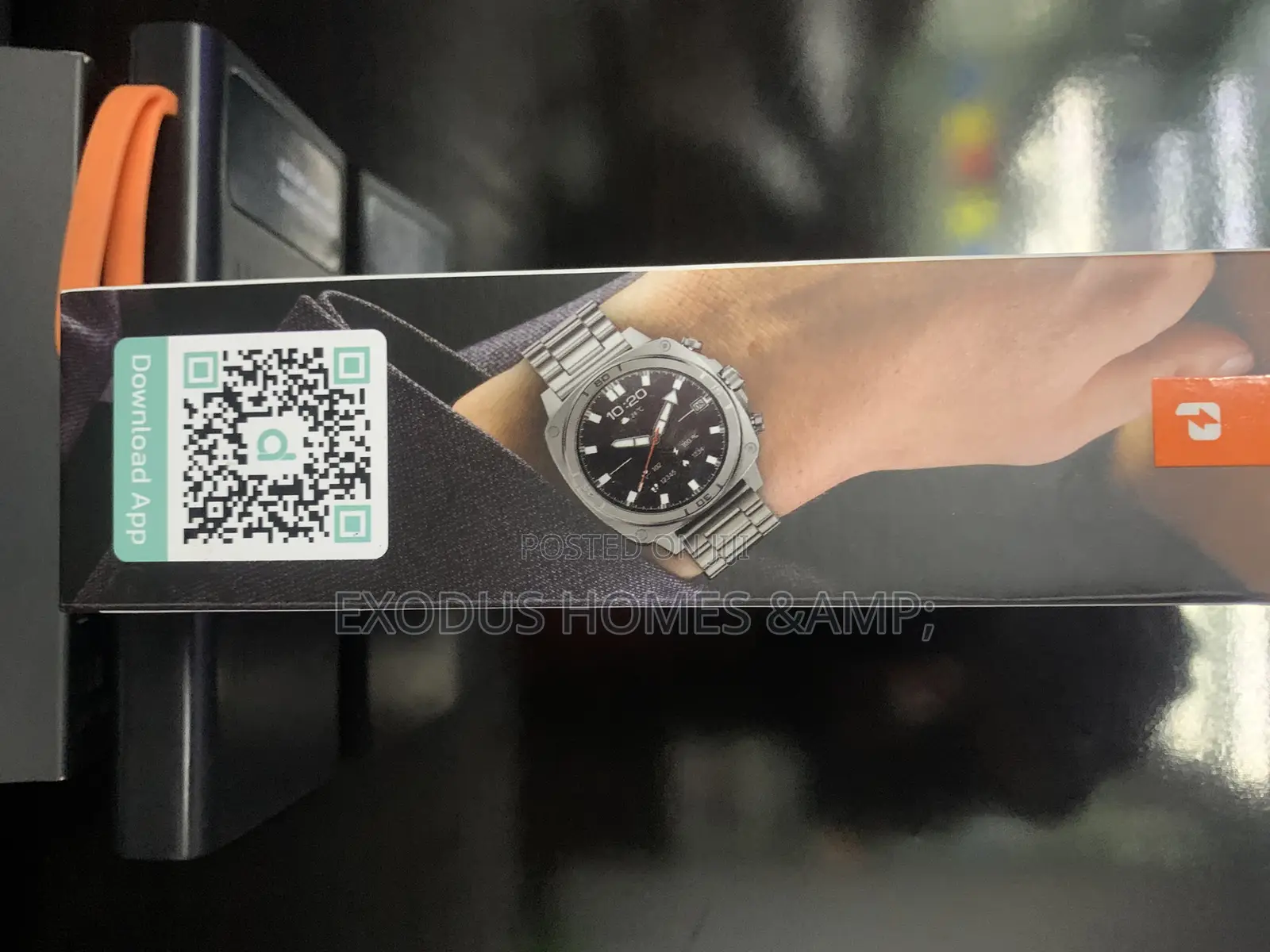 Chrono Steel Smart Watch 143 Amoled Display