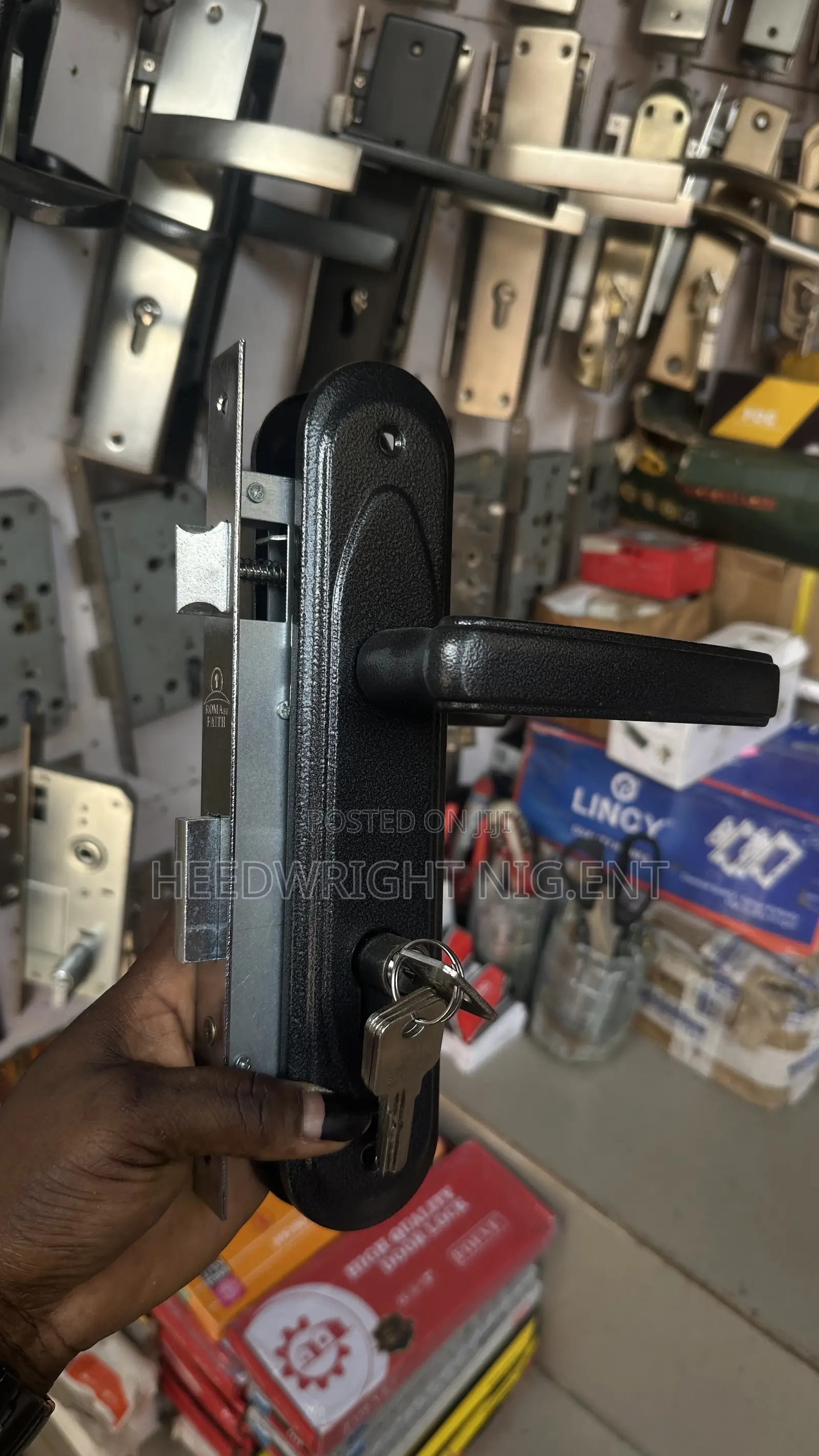 Big Size Iron and Wooden Door Lock