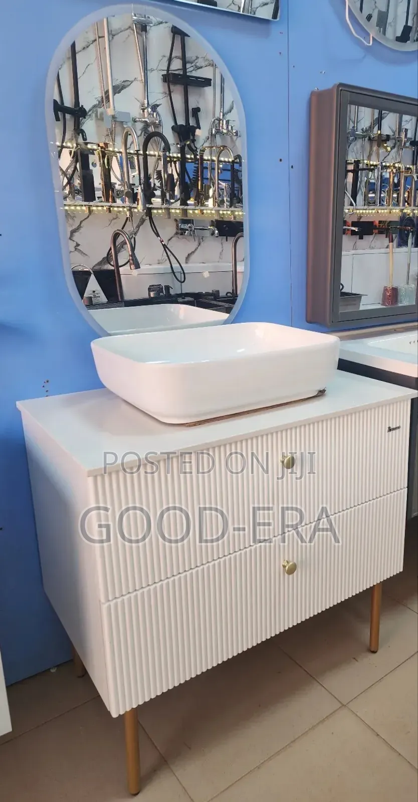Cabinet Basin and Led Mirror