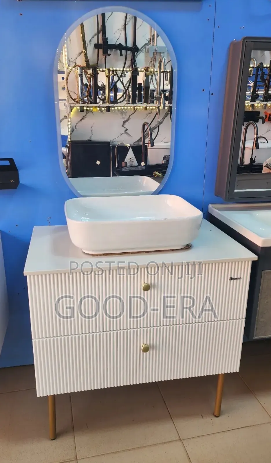 Cabinet Basin and Led Mirror