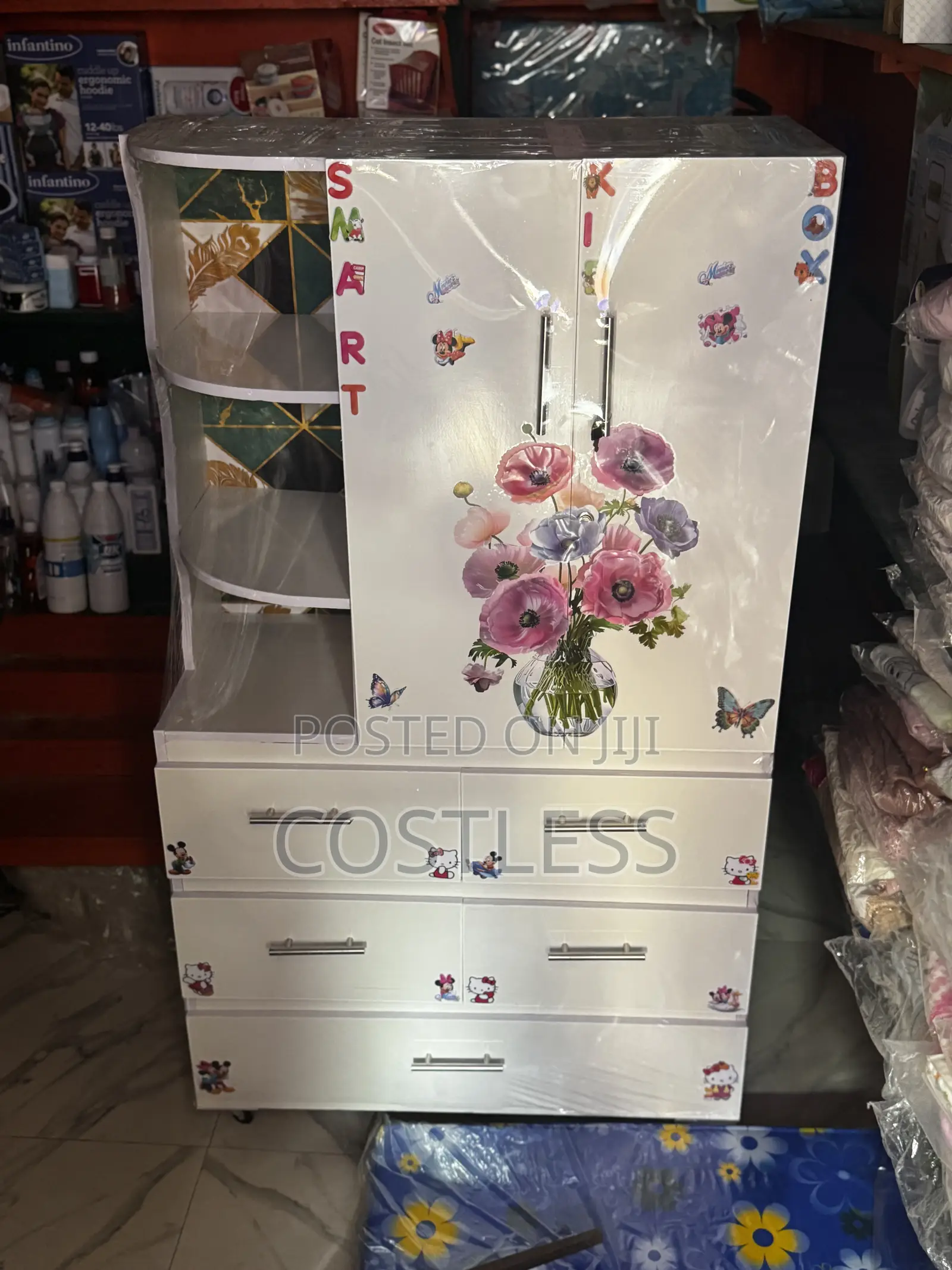 Smart" Baby Wooden Wardrobe