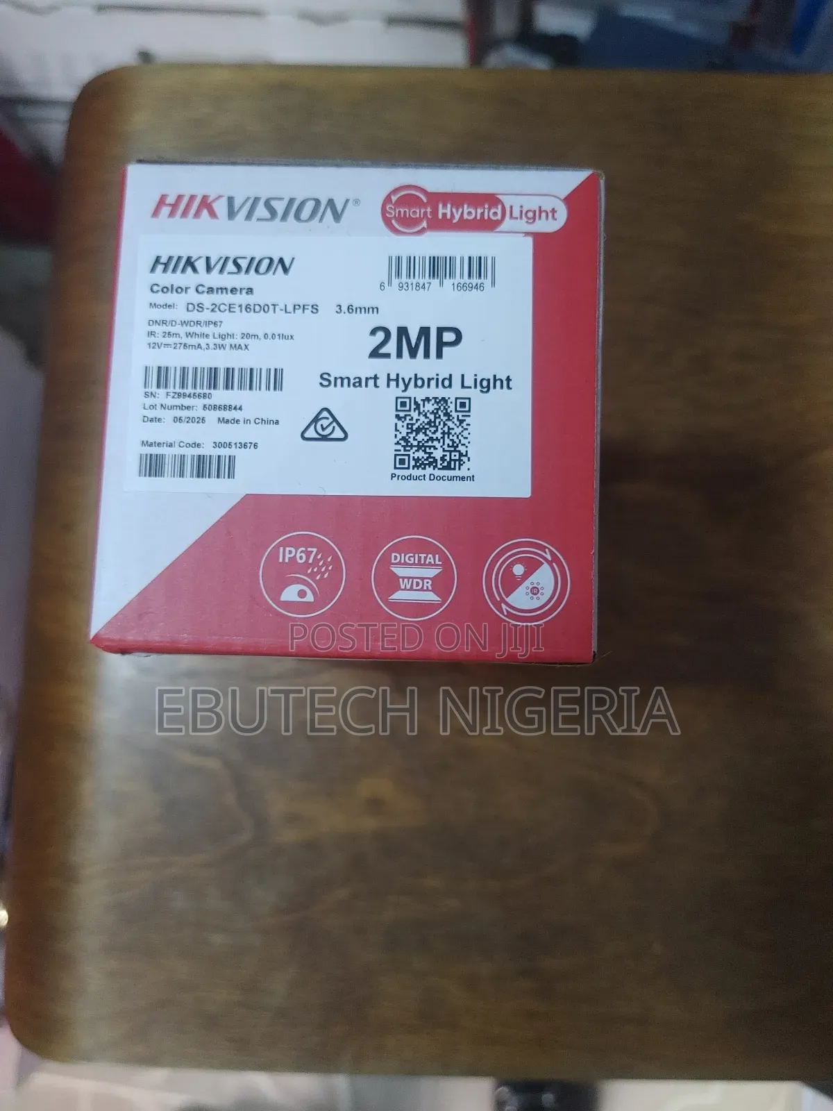 Hikvision Ds-2ce16d0t-LPFS | 2mp Smart Hybrid Light Audio Bullet CCTV