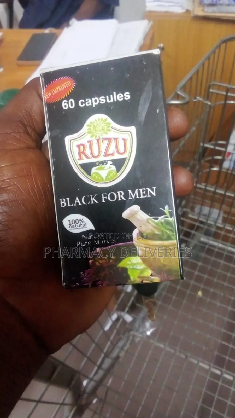 Ruzu Black for Men – Natural Male Vitality Support