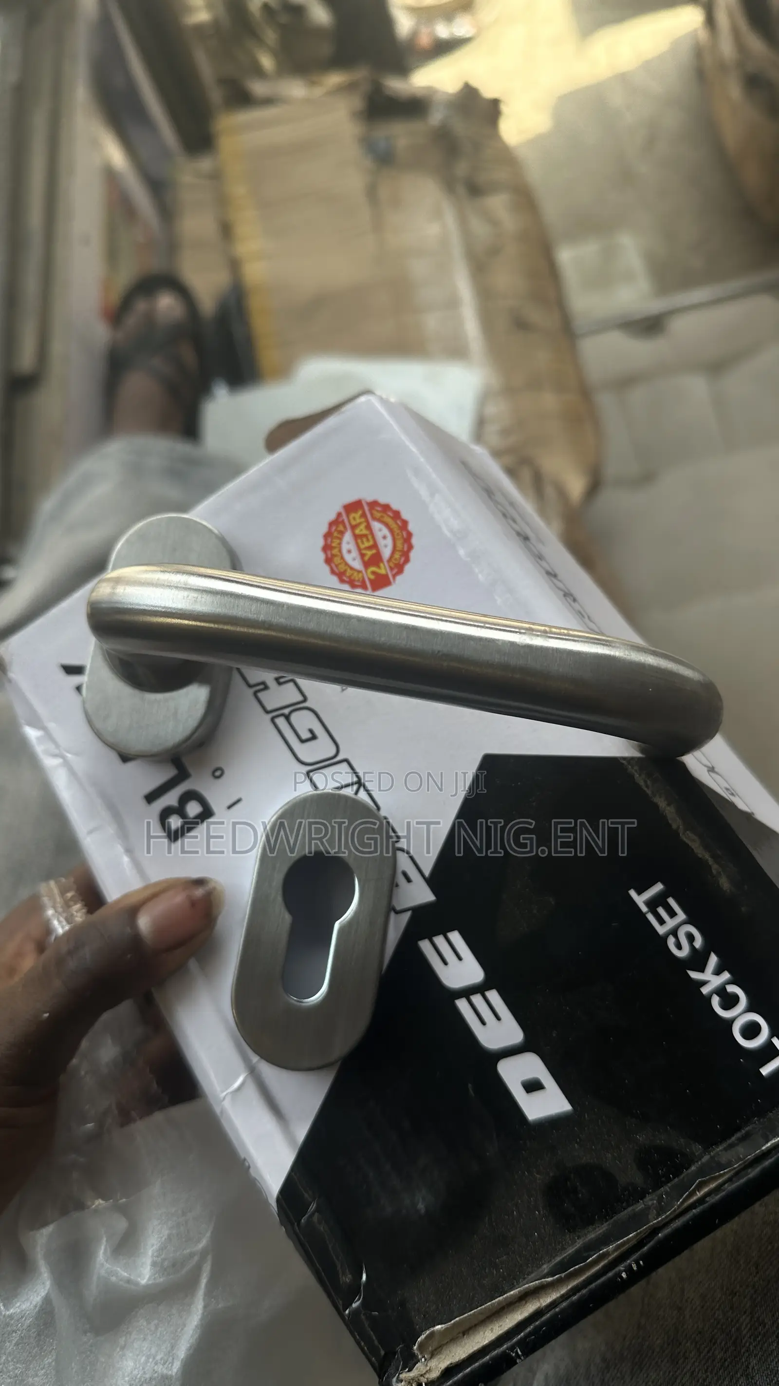 Aluminum S-Steel Door Handle
