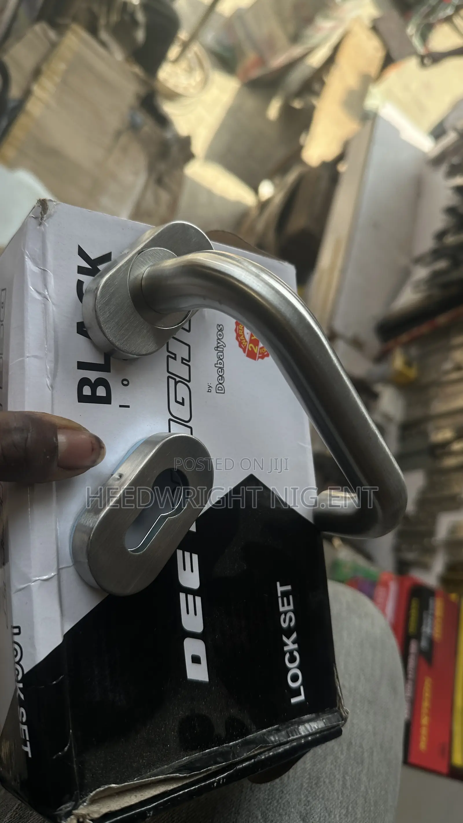 Aluminum S-Steel Door Handle