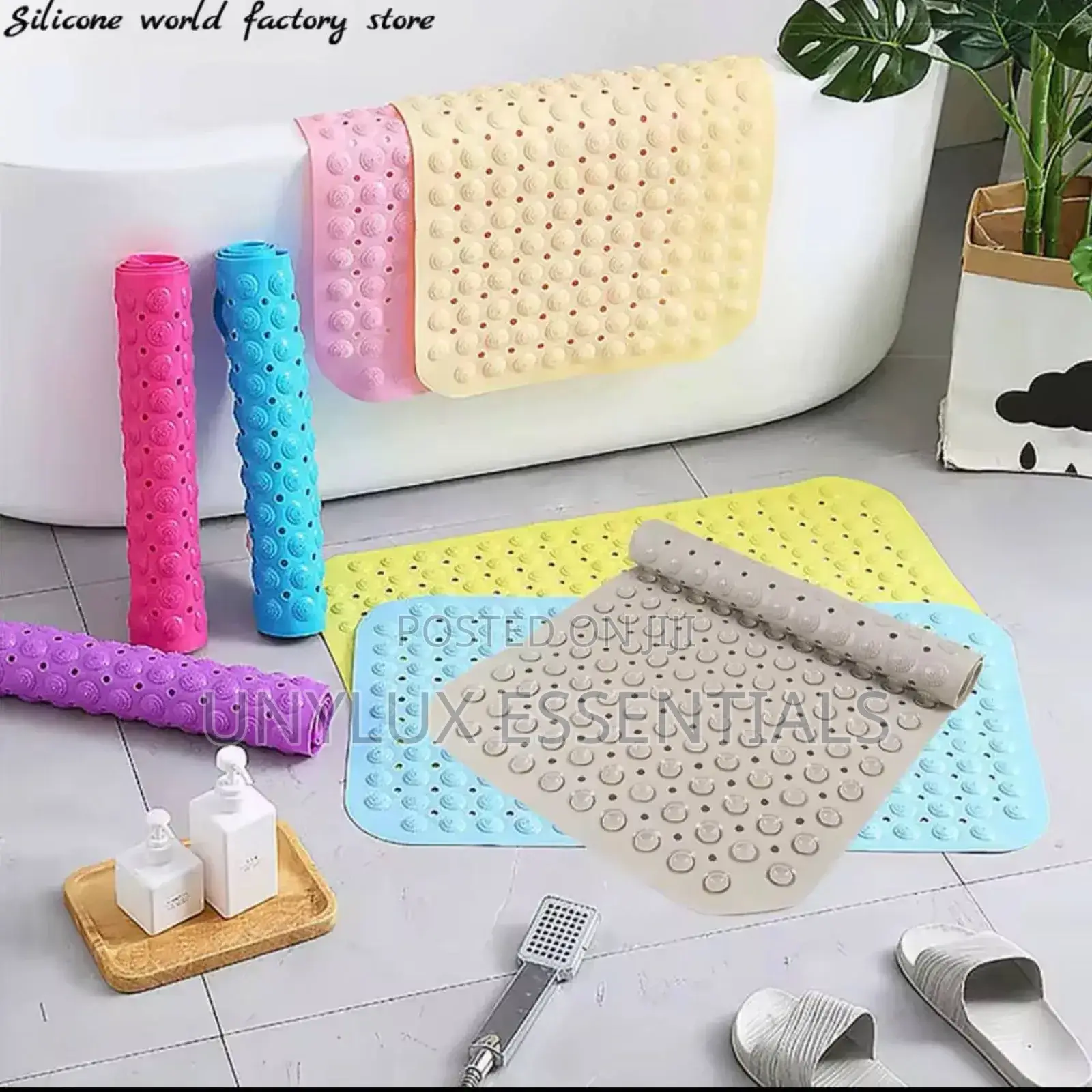 Silicone World Bathroom Anti-Skid Mat