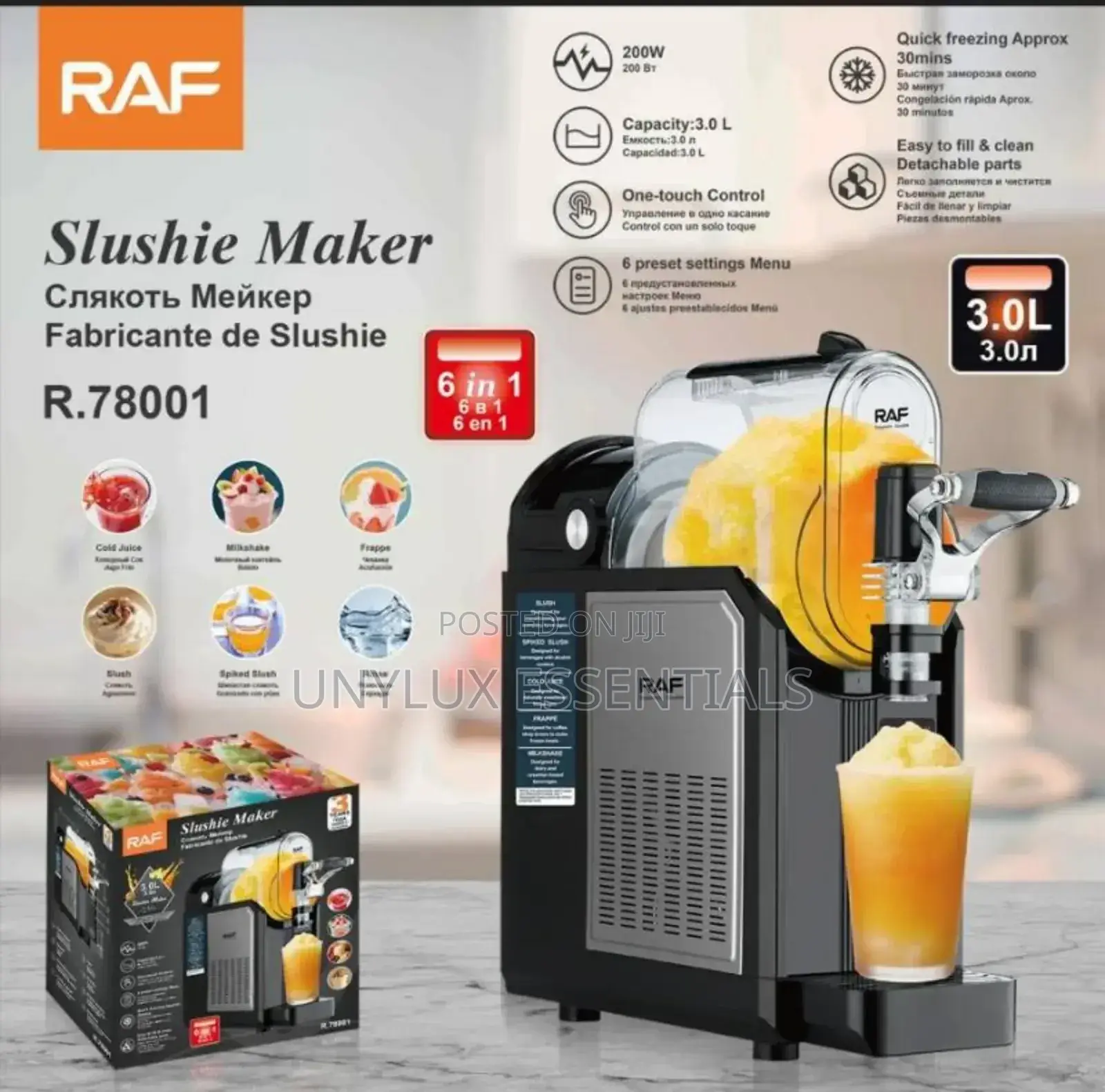 Raf Slushie and Iced Drink Maker