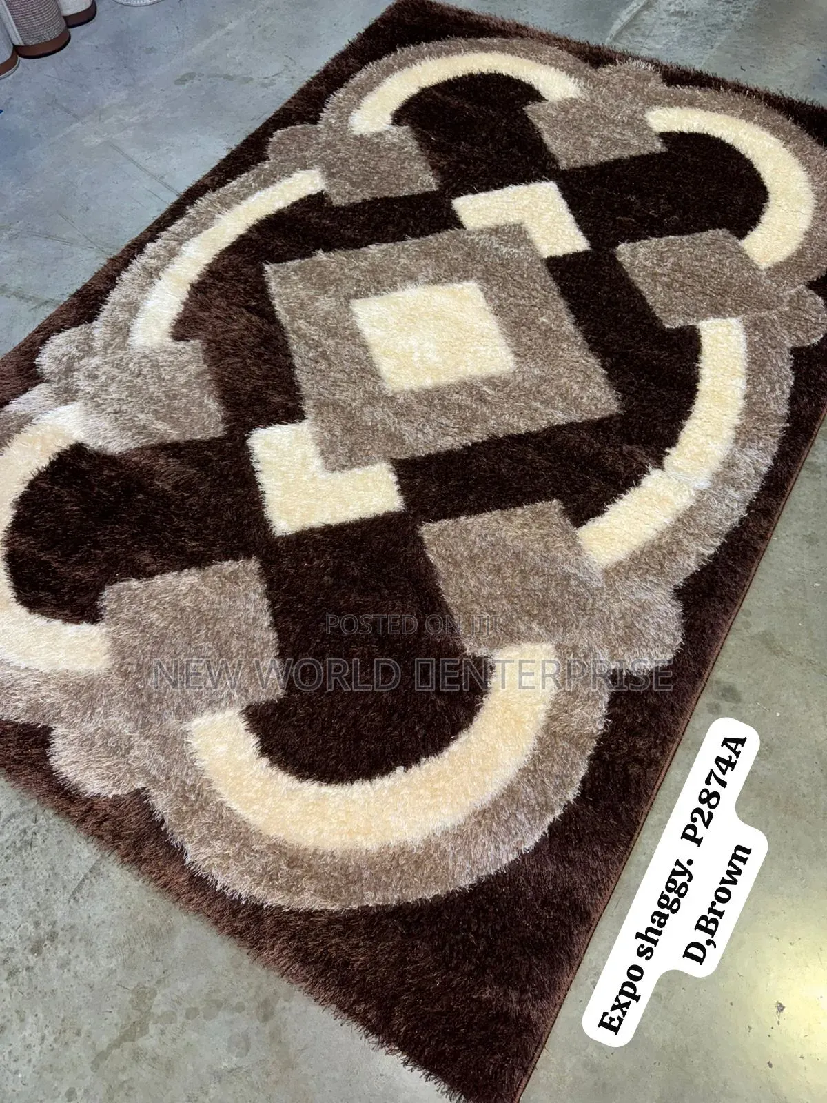 4by6 Feets Original Turkish Shaggy Centre Rug