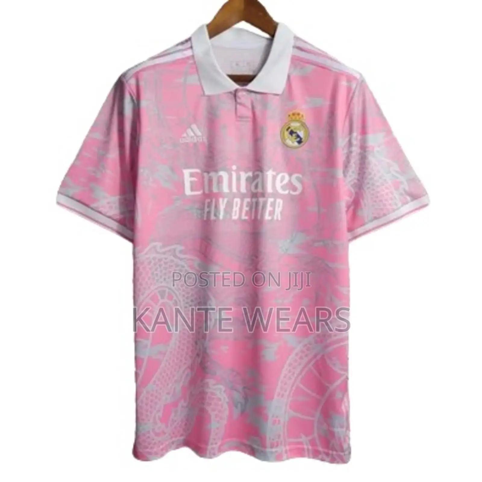 Adidas Real Madrid Pink Dragon Edition Jersey
