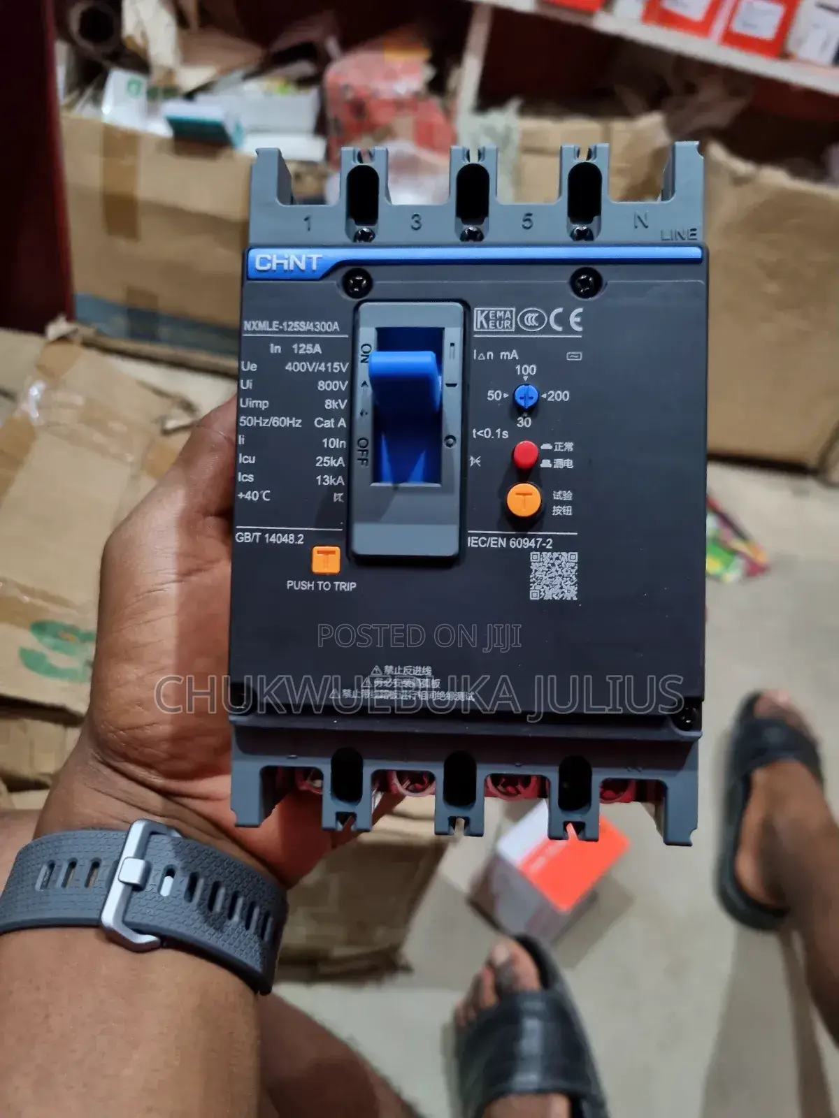Nxmle Series Residual Current Moulded Case Circuit Breaker (Mccb)