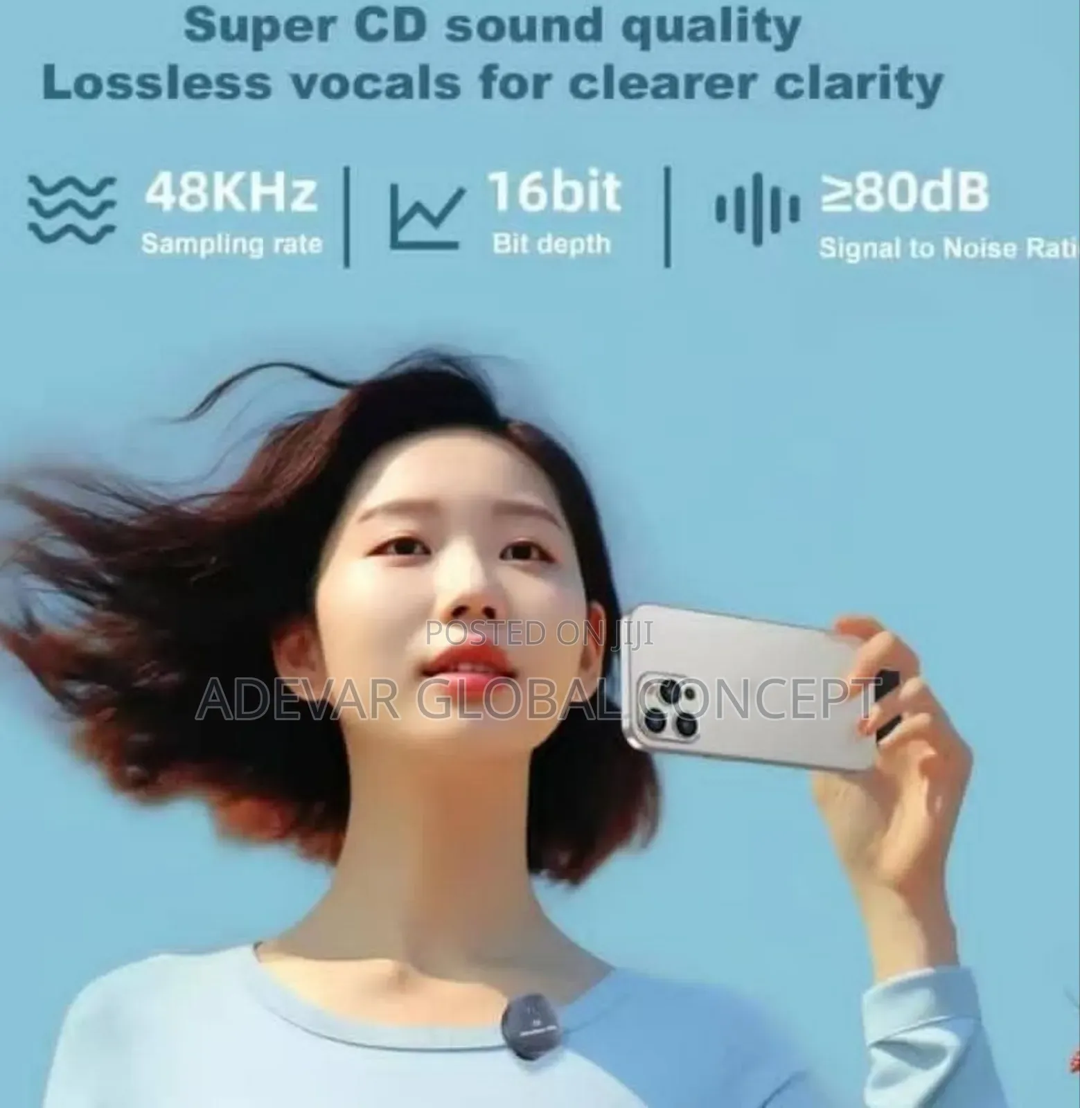 Rechargeable Wireless Dual Vocal Pro Microphone With Charging Case