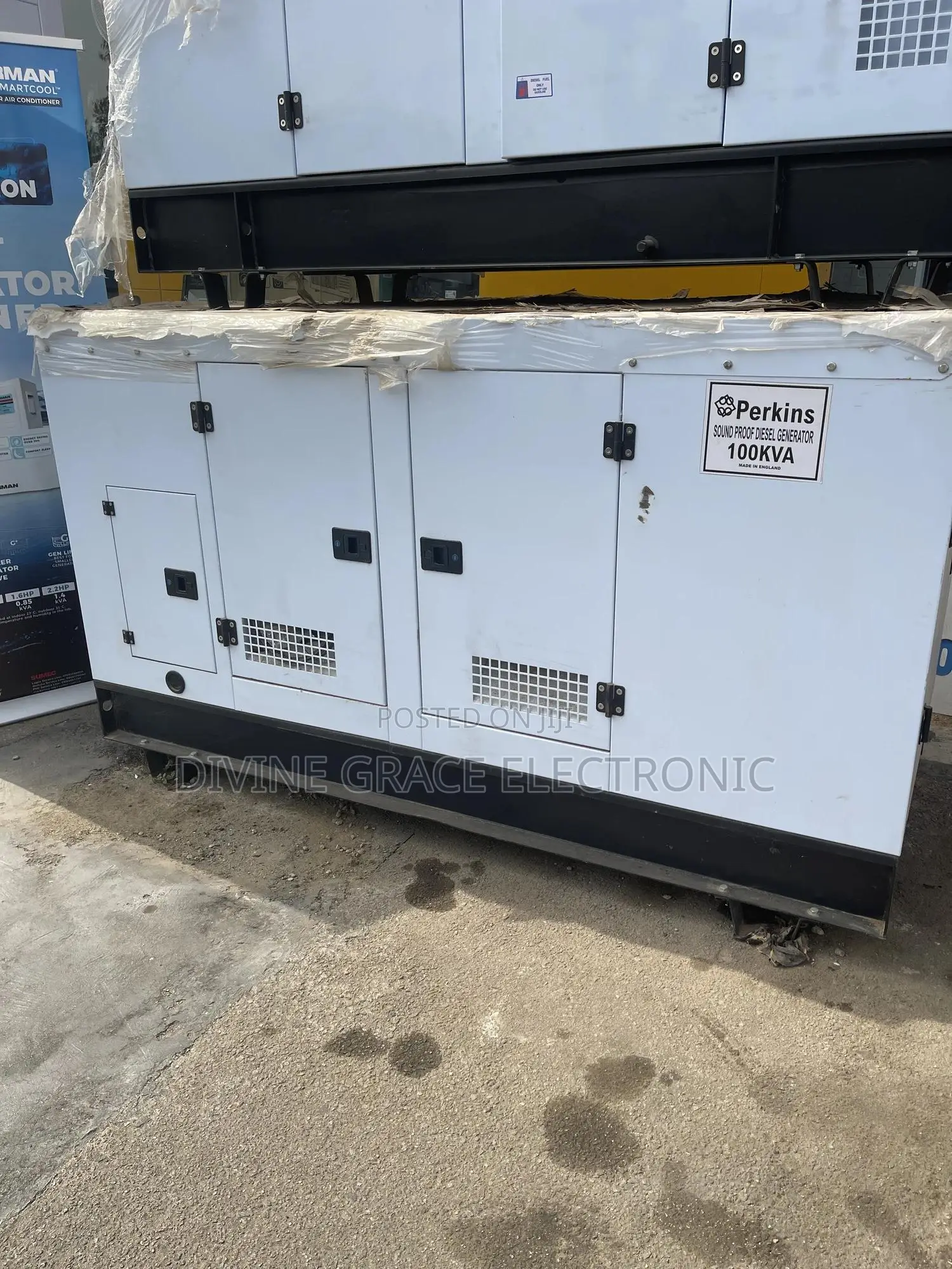 New 100kva Soundproof Perkins Generator/Extremely Silent