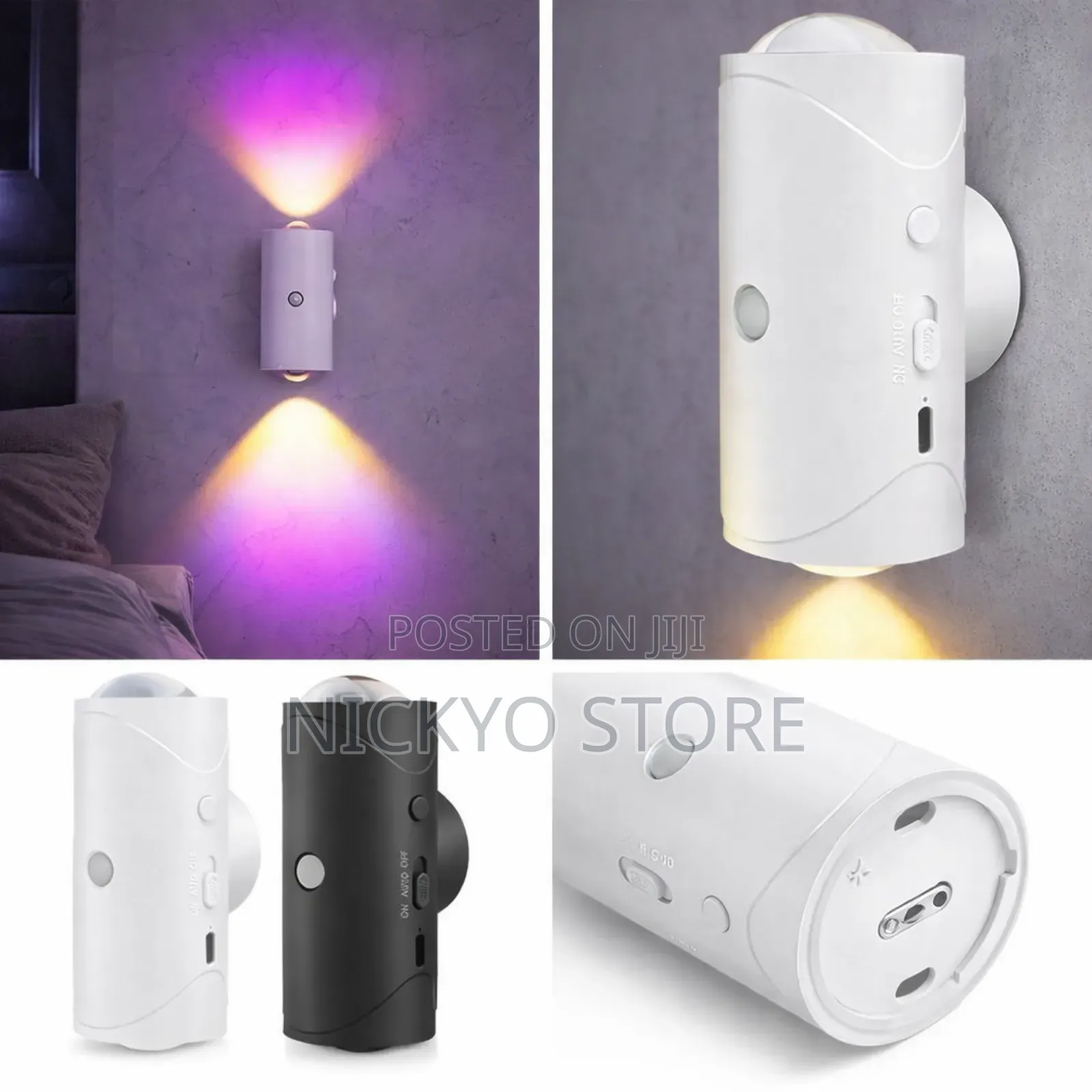 Rechargeable RGB Motion Sensor Wall Light (Up Down Glow)