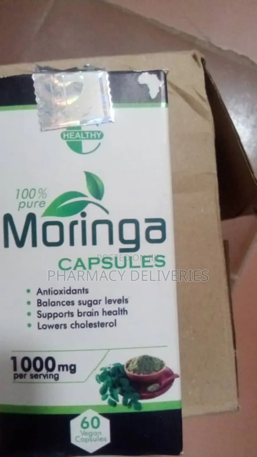 100% Pure Moringa Capsules – Natural Wellness Support
