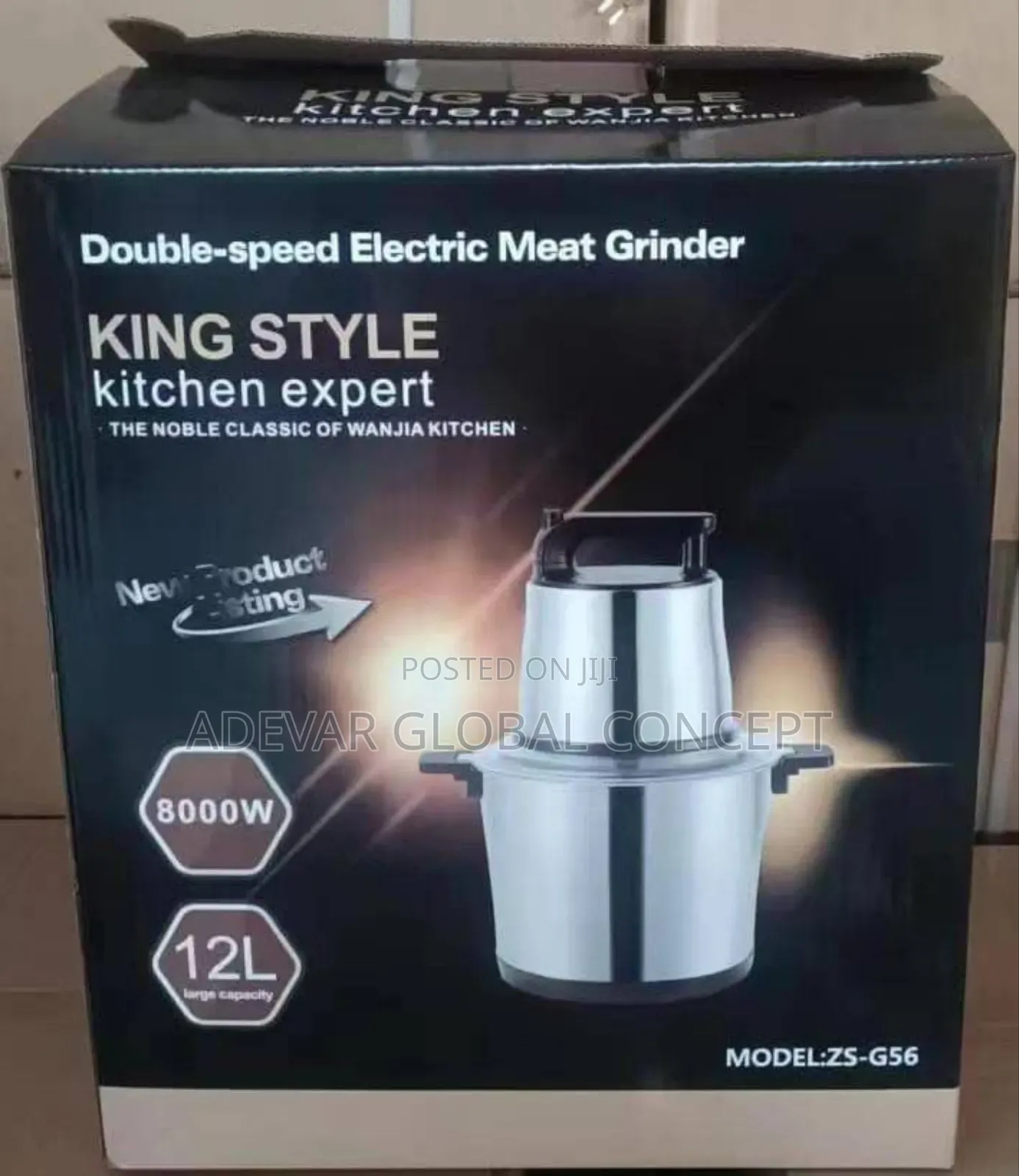 12l King Style Yam Pounder Food Processor 8000watts