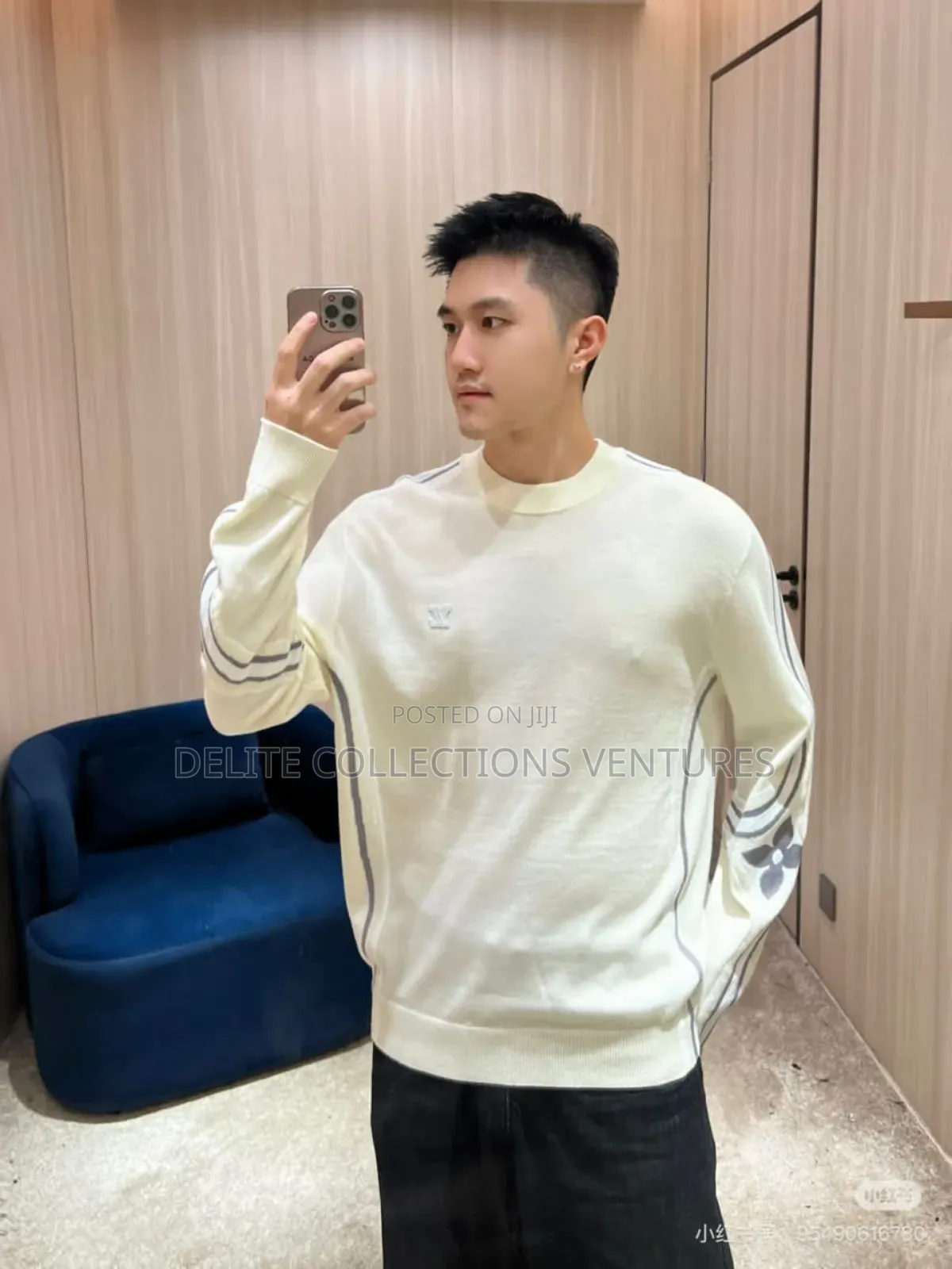 *Louis Vuitton Graphic Knitted Crewneck*
*Available