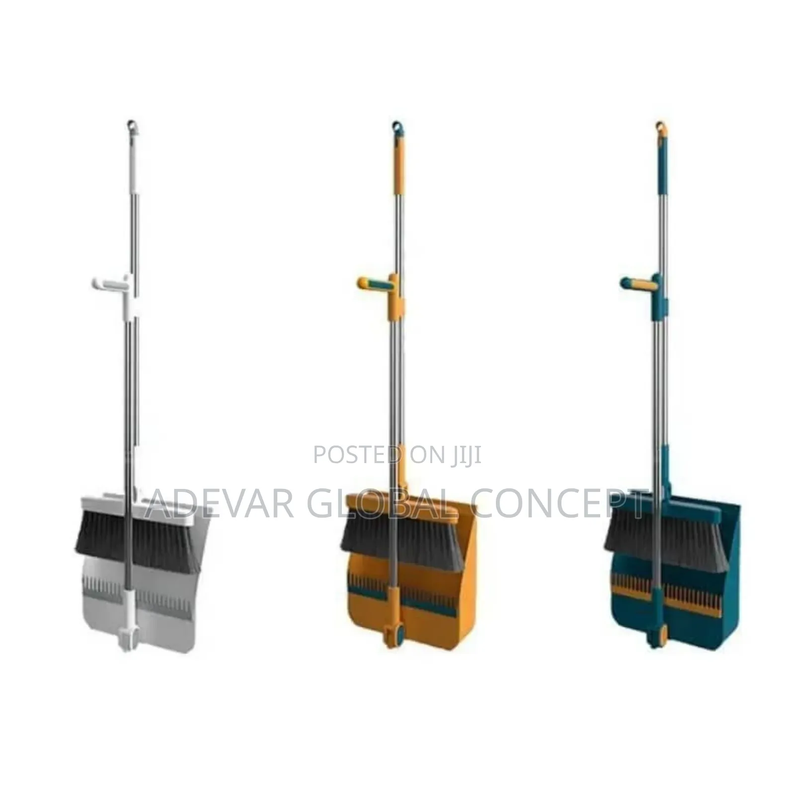2in1 Broom and Parker Set