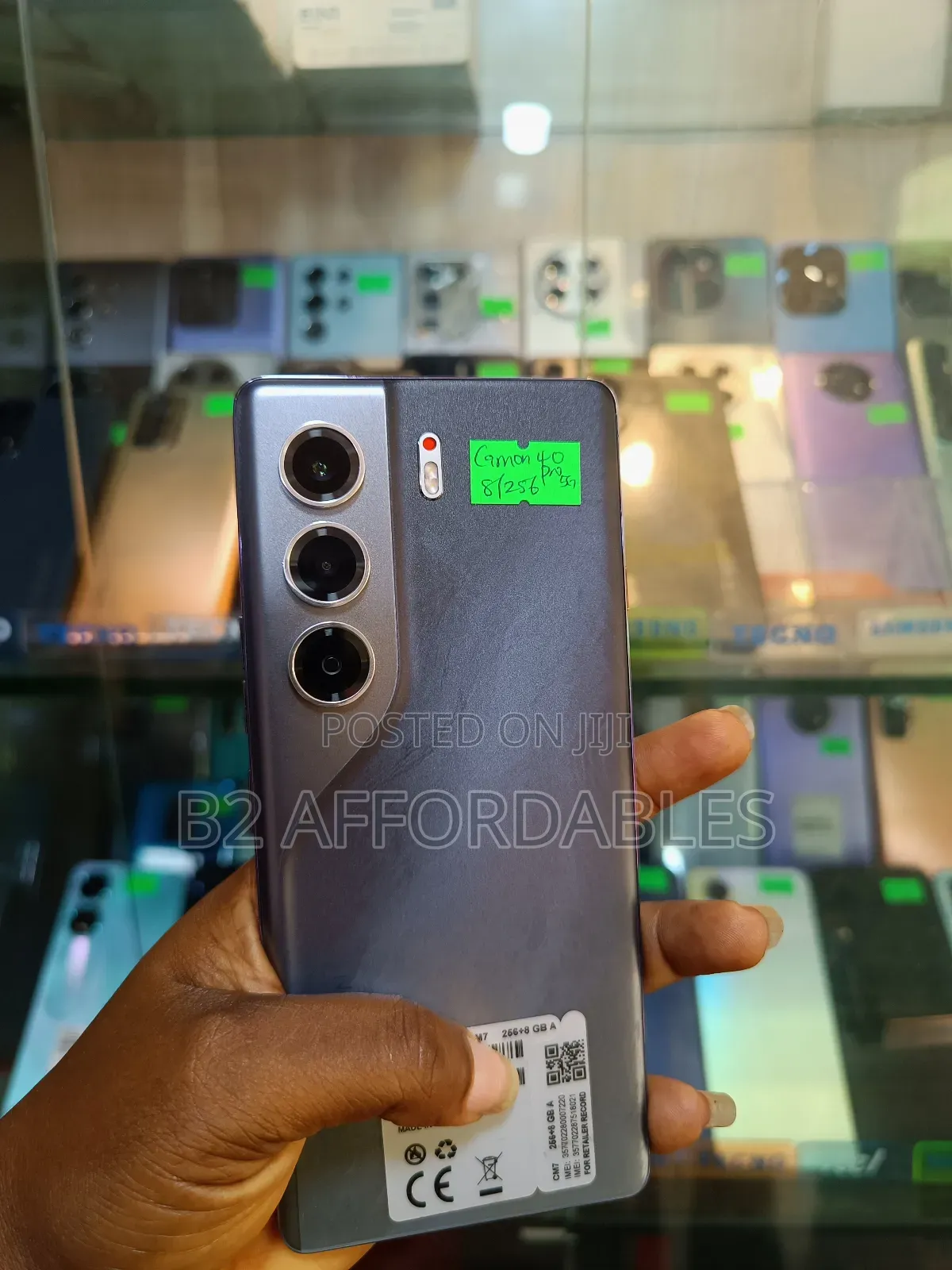 Tecno Camon 40 Pro 256 GB Black