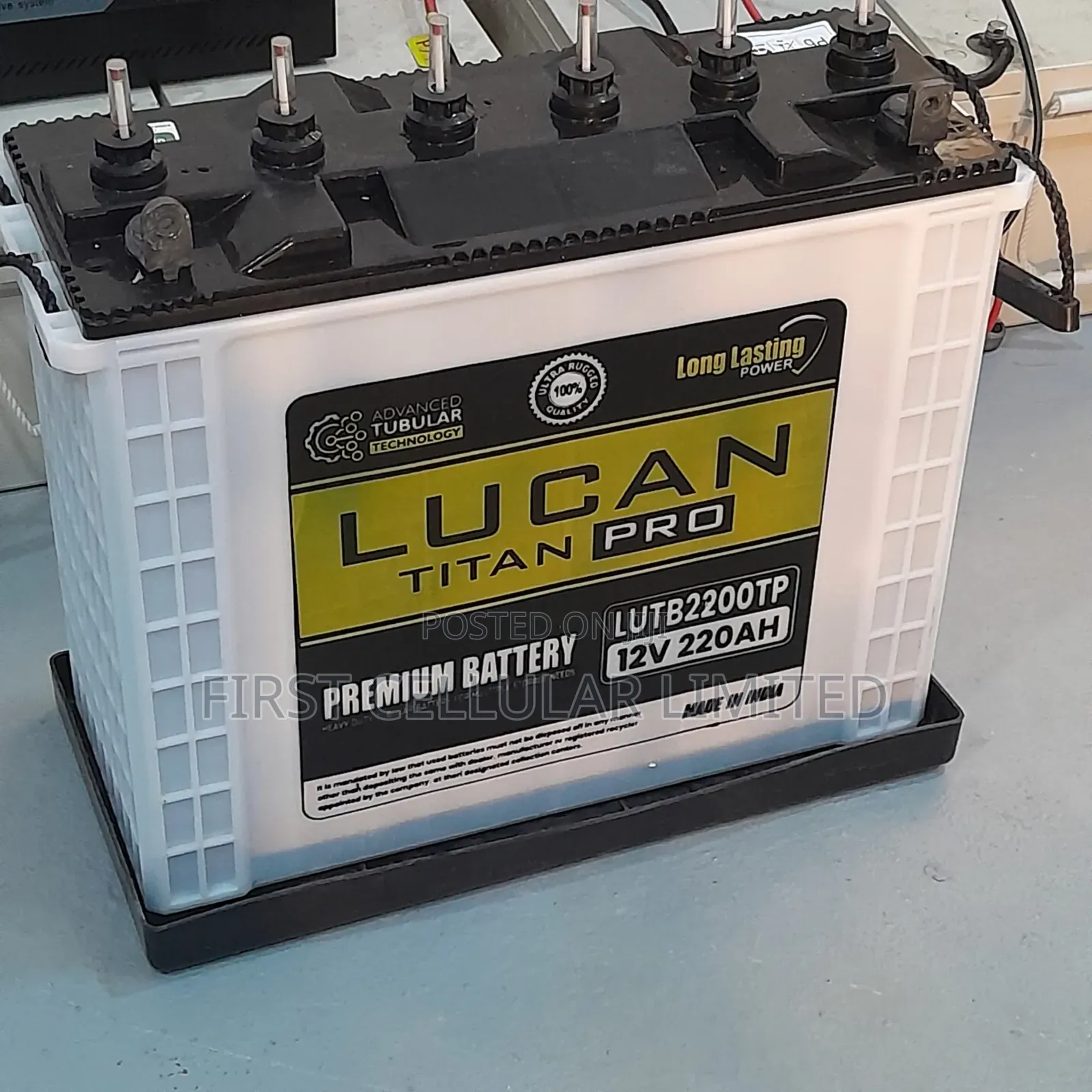 Lucan Titan Pro 220ah Tubular Battery