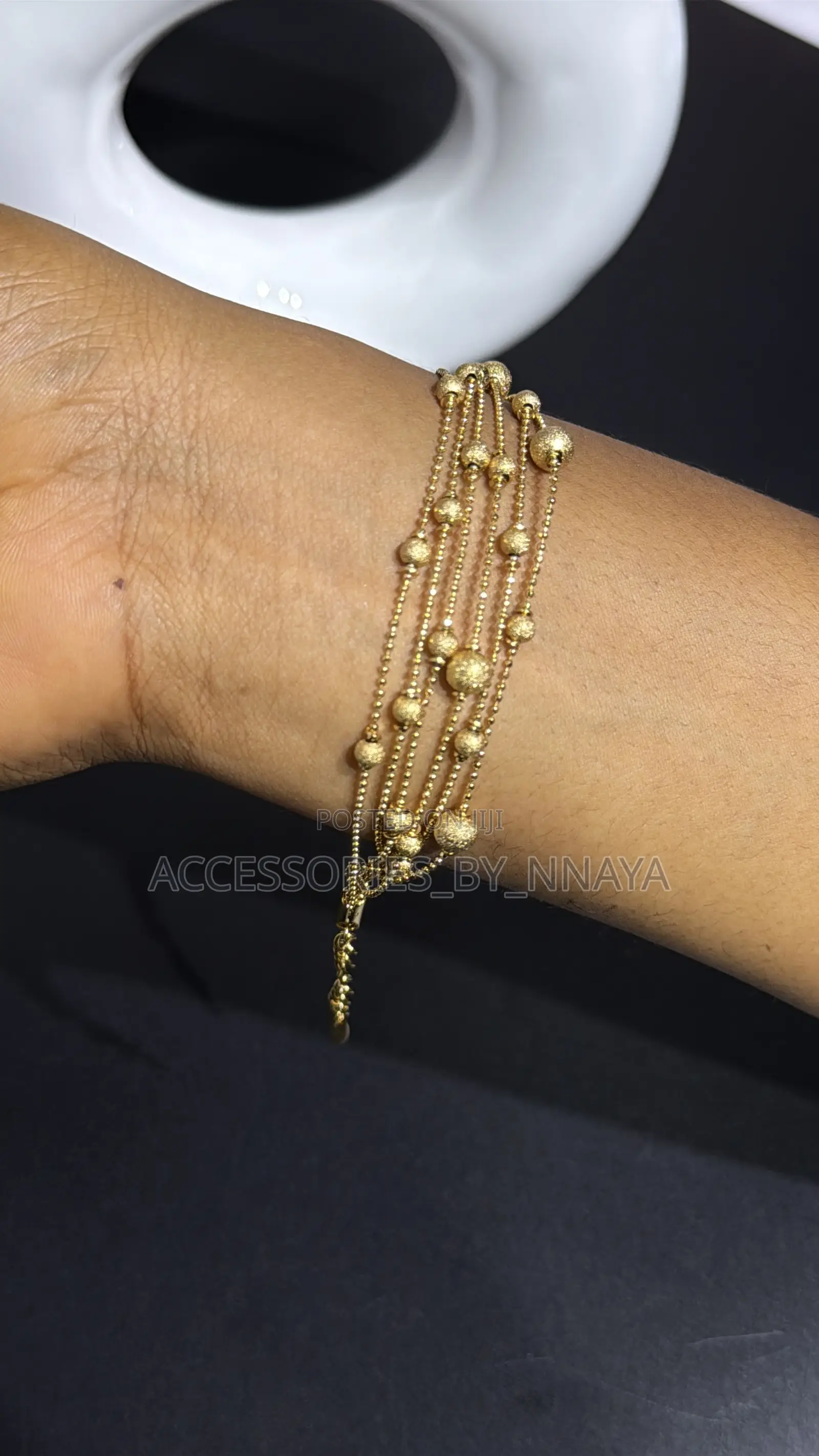 Gold Stoned Bracelet