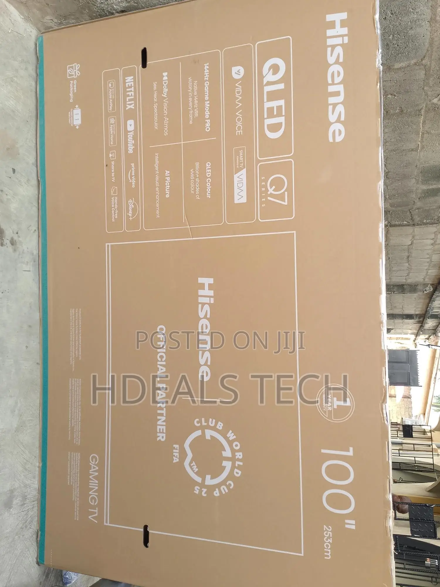 Hisense 100 Inch Led Smart Tv With Clear Display
