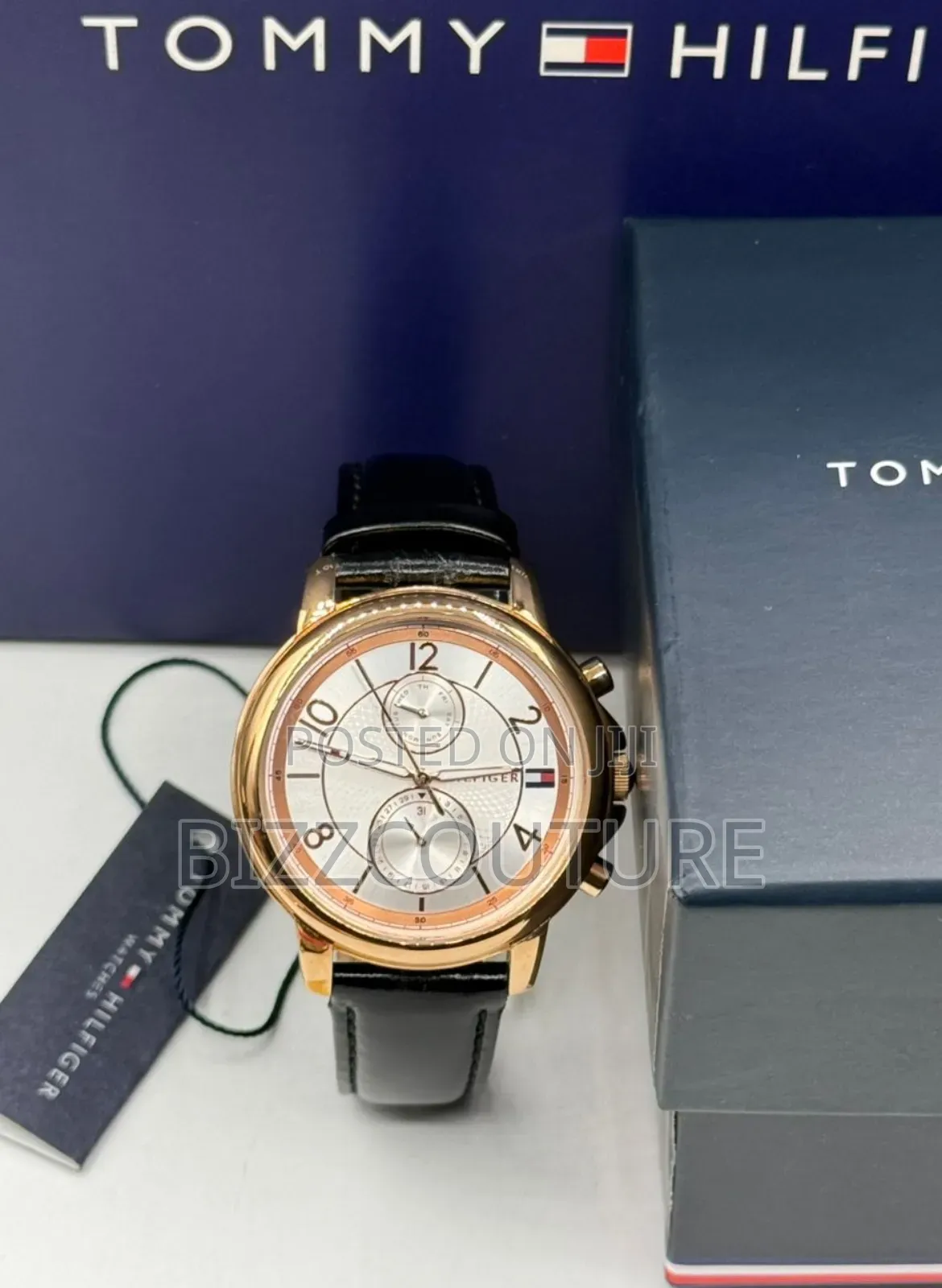 Original Tommy Hilfiger Claudia Leather Strap Watch Available In Store