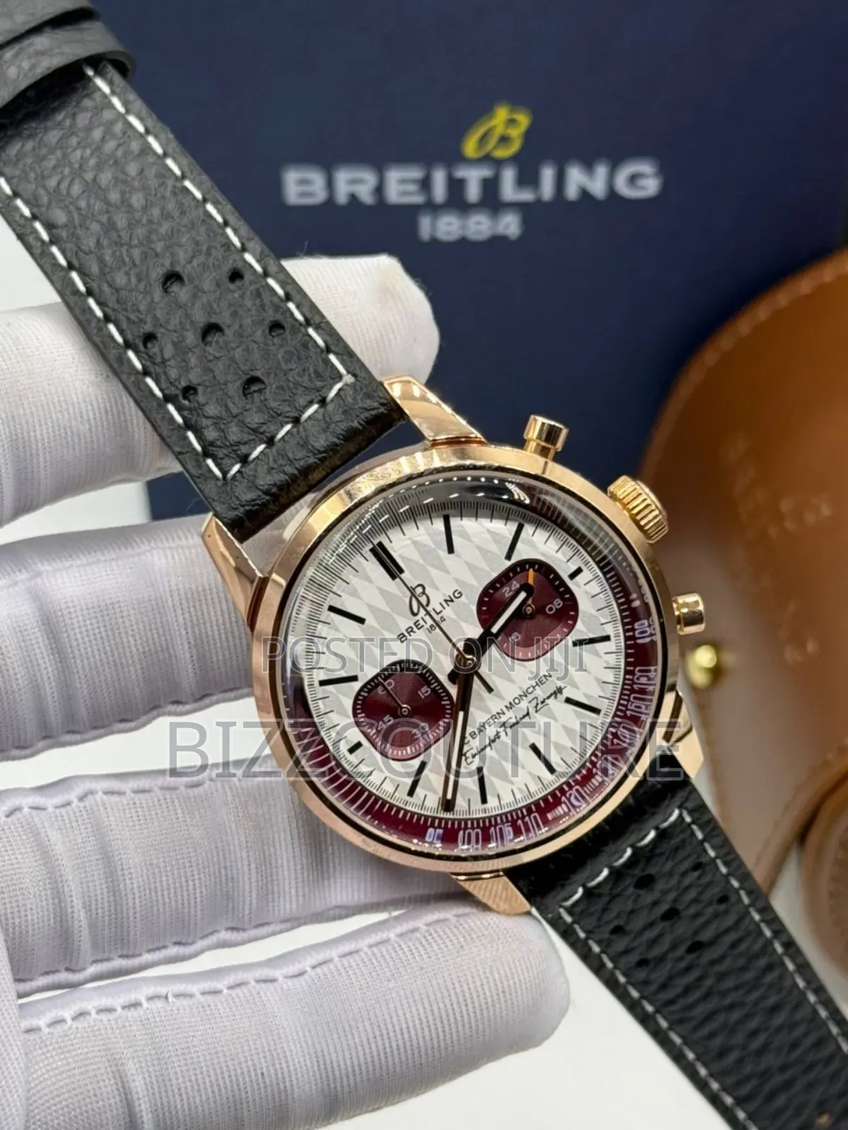 Original Breitling Top Time Leather Strap Watch Available In Store