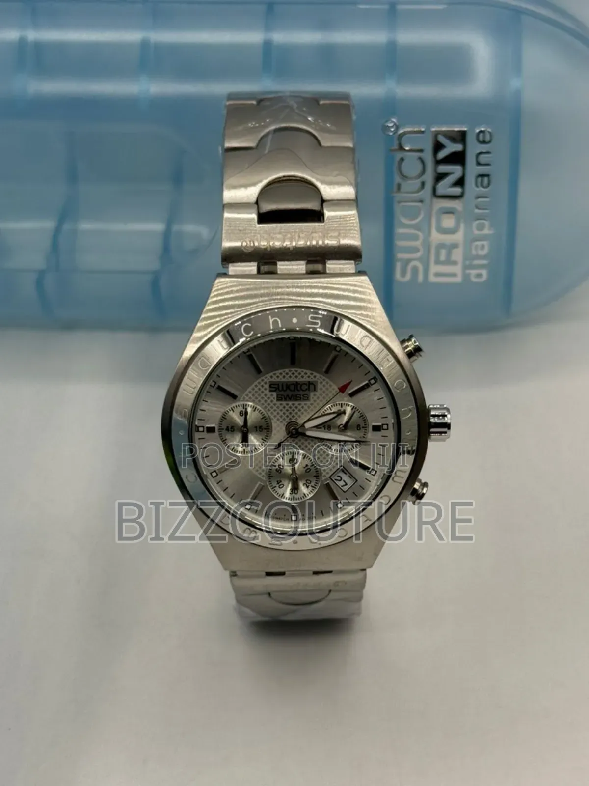 Original Swatch Silver Chain Watch Available In Store