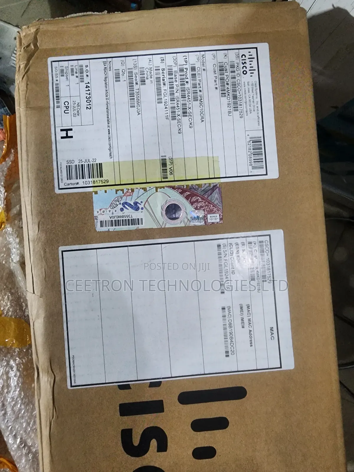Cisco Cisco Isr4451-X-Vsec VPN Router