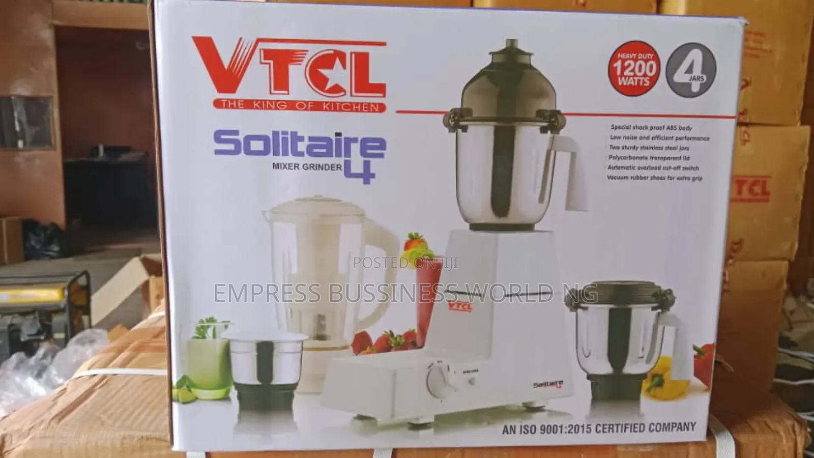 4 in 1 VTCL Grinder and Mixer-1200w