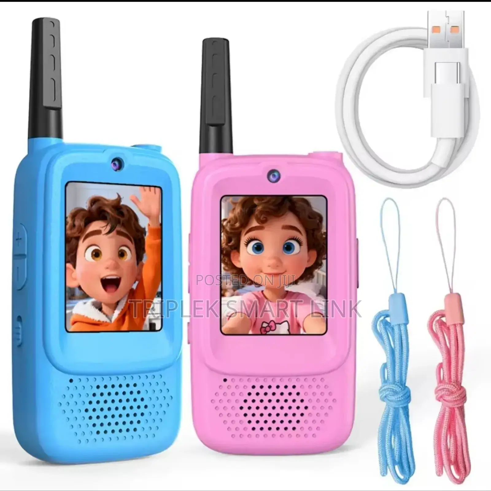 Video Walkie Talkies For Kids, Rechargeable Variable Timbre