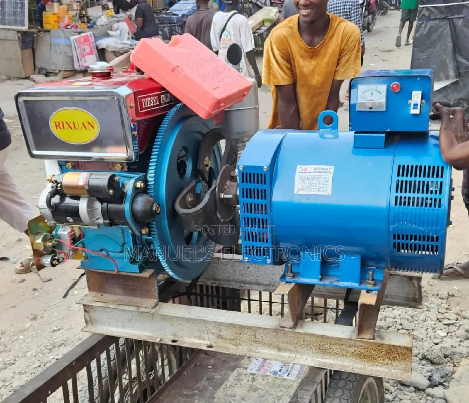 Basic Diesel Generator 1115 Engine With 15kva Coil 100% Copper Coil