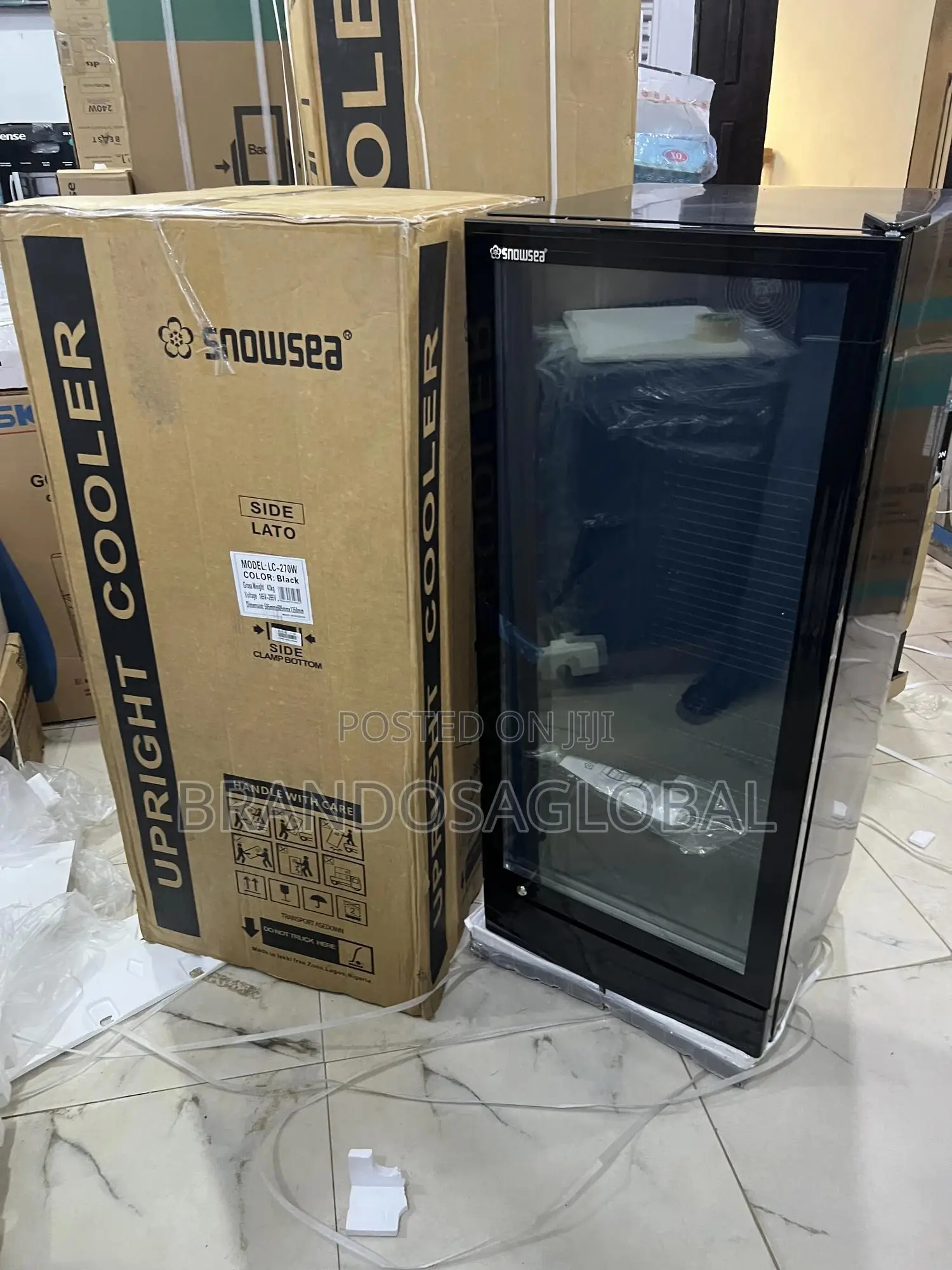 Snowsea 270l Upright Chiller Lc-270w Stable Temperature Control