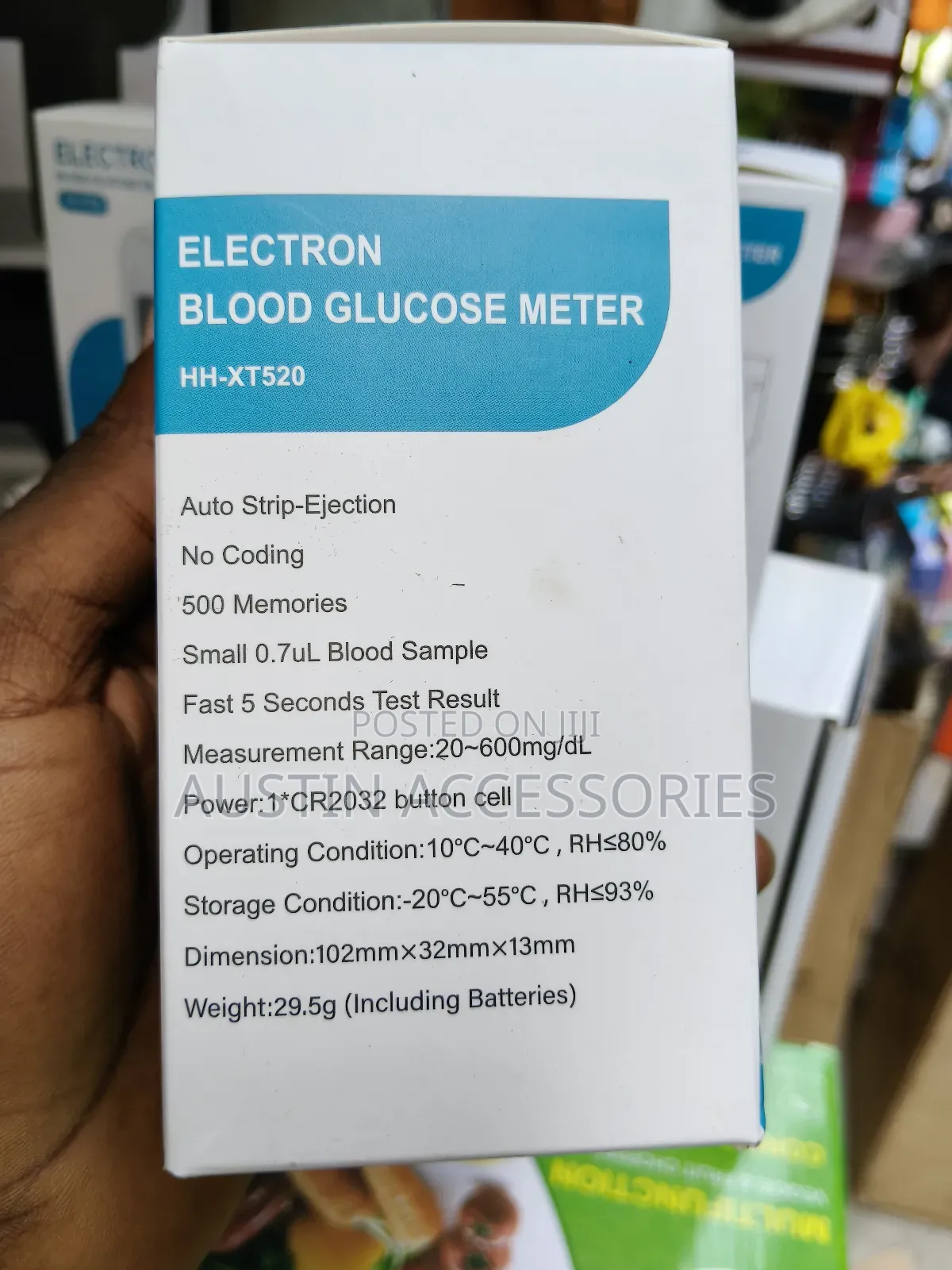 Electron Blood Glucose Meter