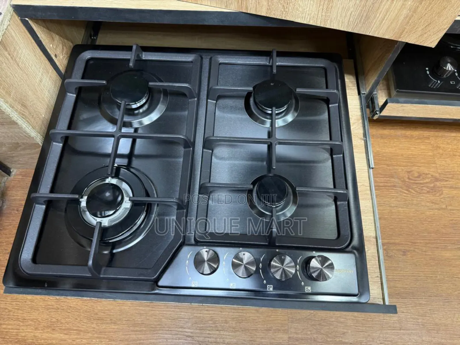 60cm Steel 4 Built-in Gas Burner Hob.