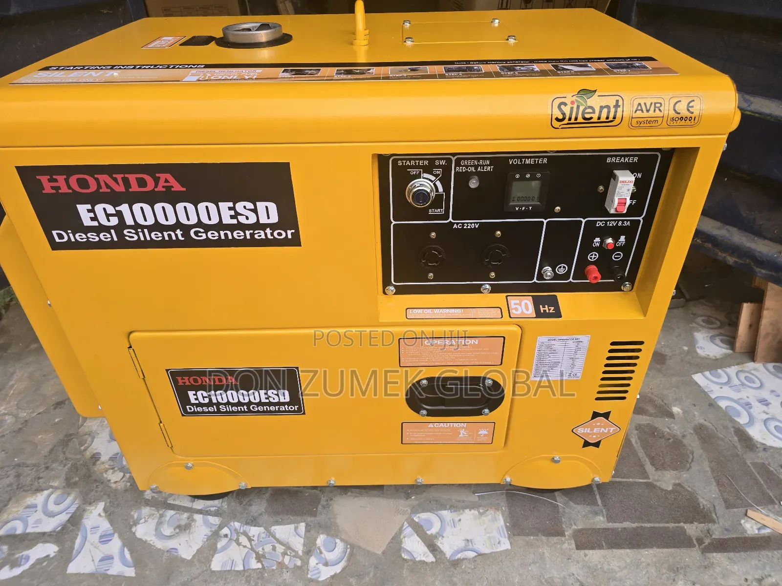 Honda 10kva Soundproof Diesel Engine Generator
