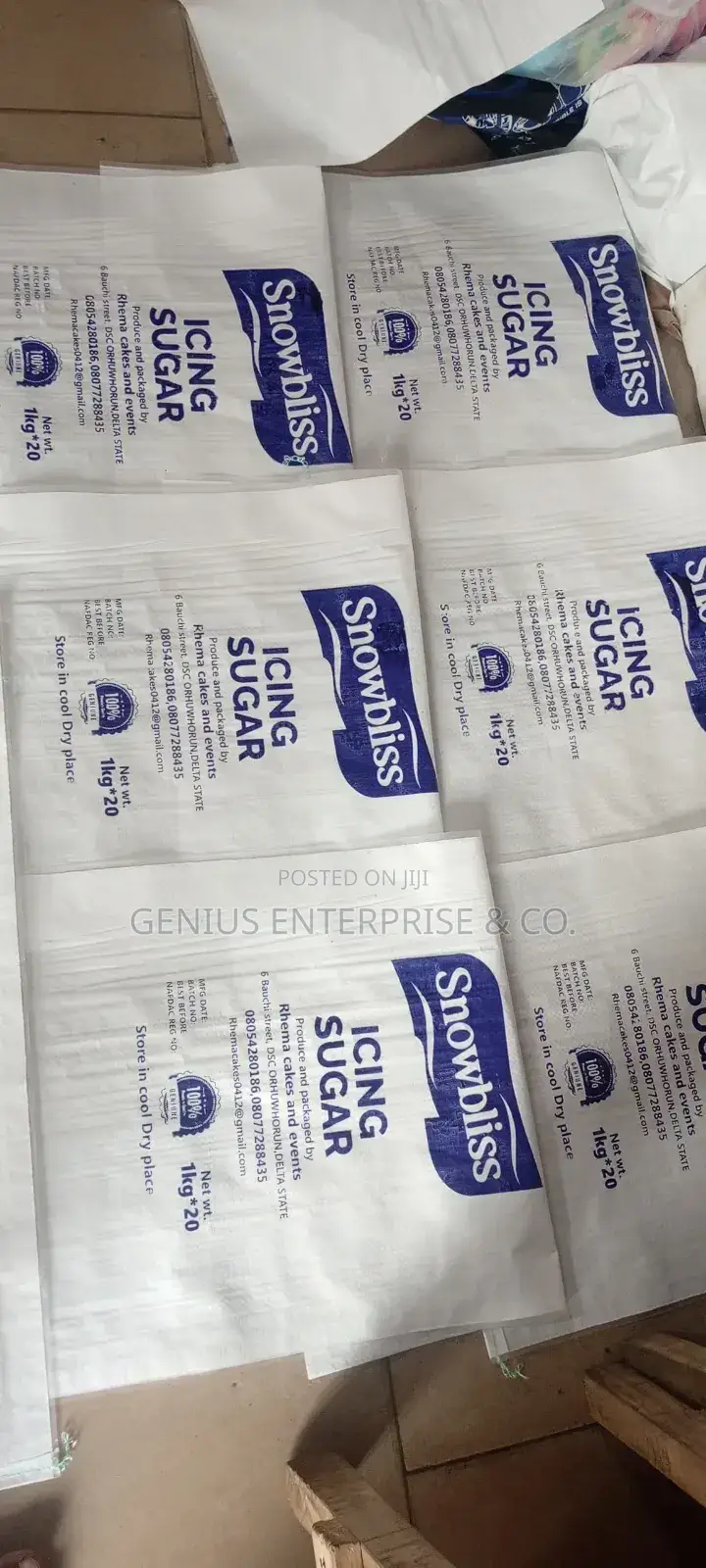5,10 25kg Laminated Woven Product Sack Bags With Customised Branding