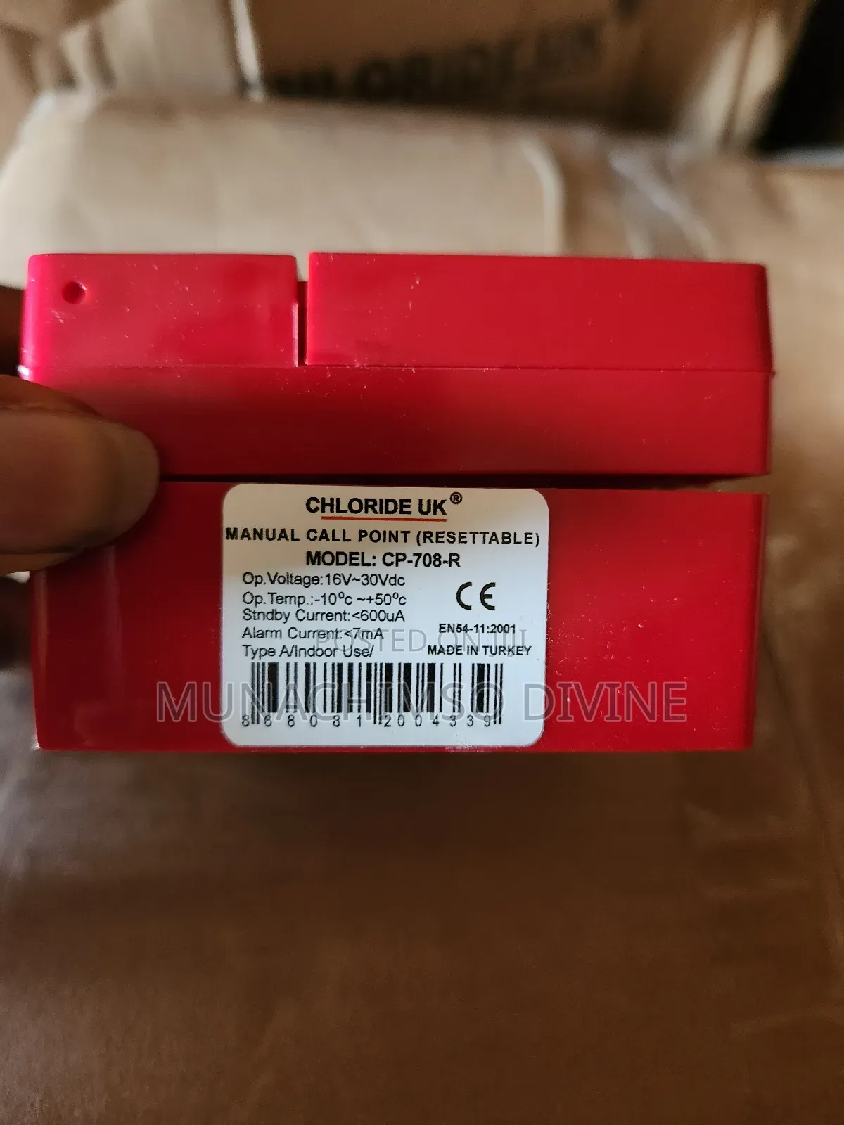 Chloride Uk Addressable Manual Call Point