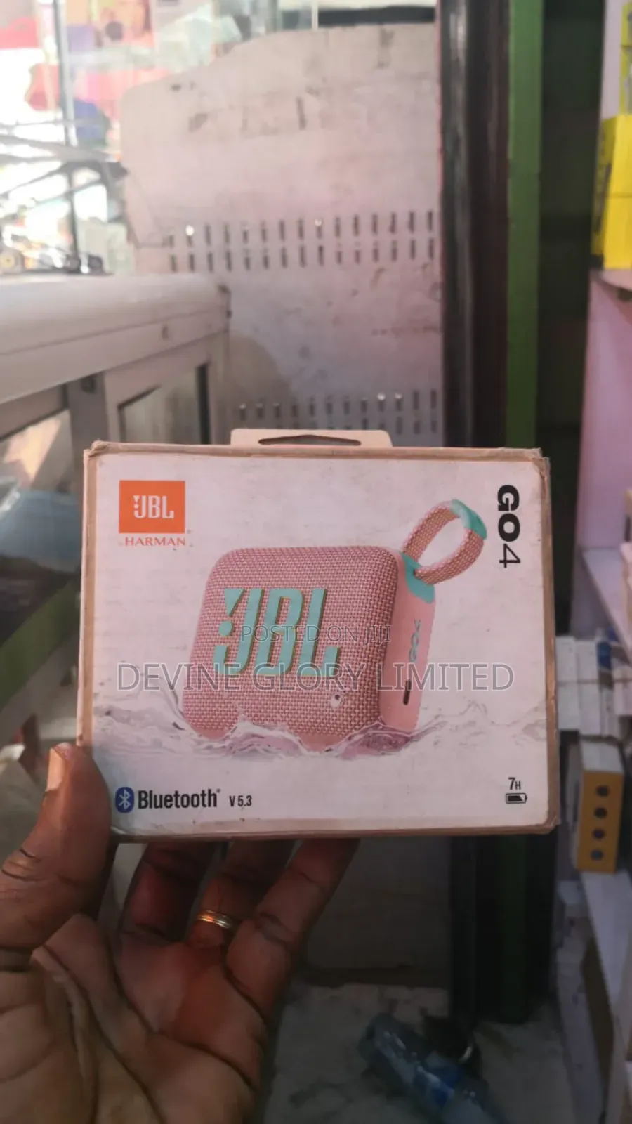 Original JBL Go4 Portable Bluetooth Speaker– Waterproof Powerful Sound