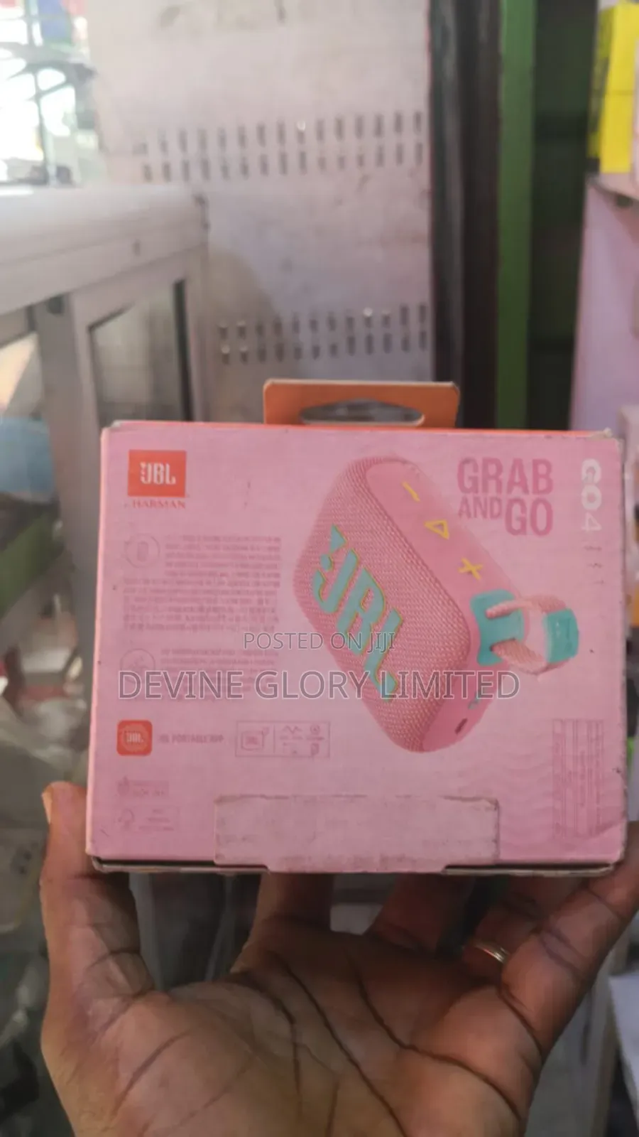 Original JBL Go4 Portable Bluetooth Speaker– Waterproof Powerful Sound