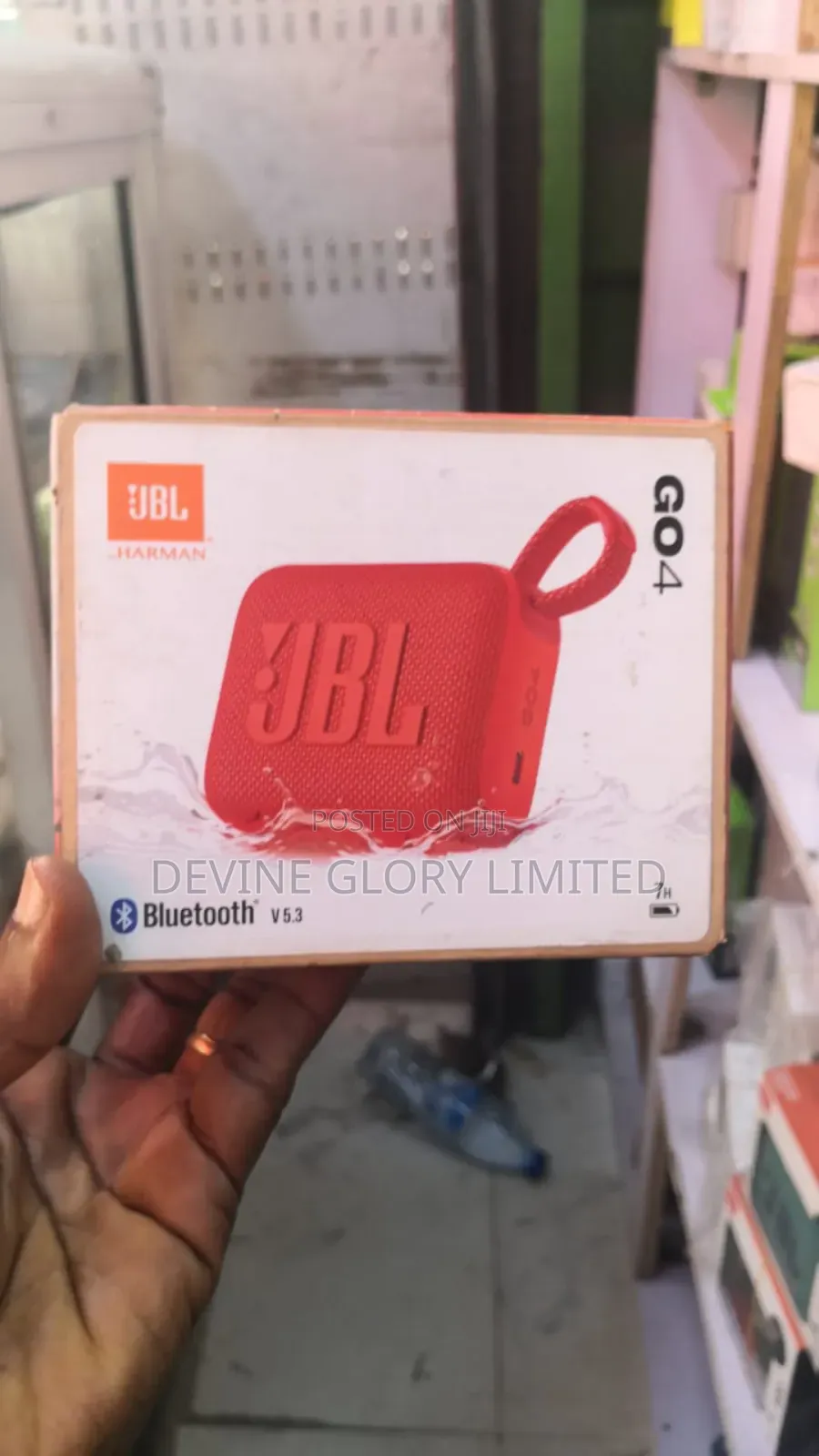 Original JBL Go4 Portable Bluetooth Speaker– Waterproof Powerful Sound