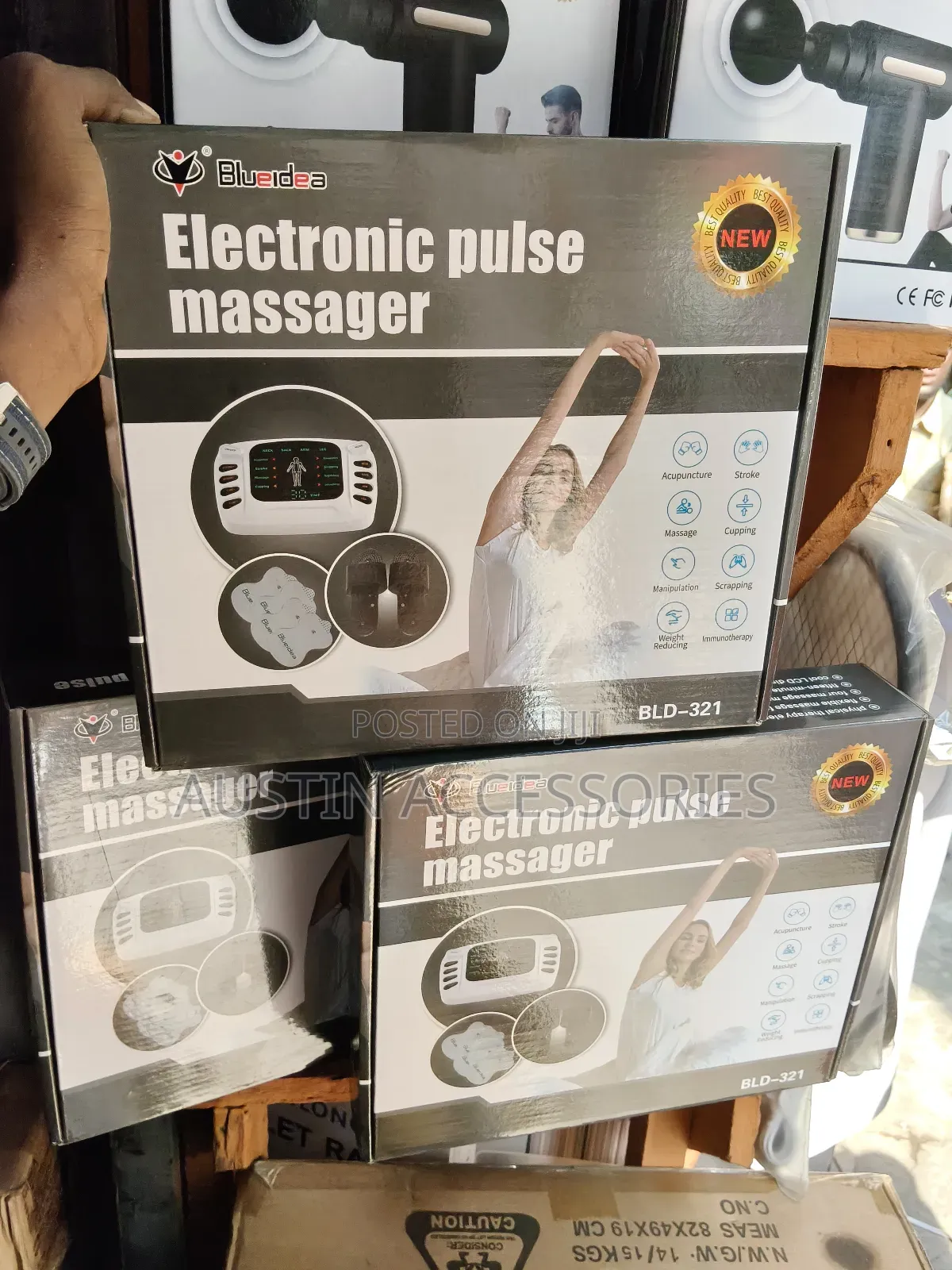 Blue-idea Bld-321 Electronic Pulse Massager/Digital Therapy Machine