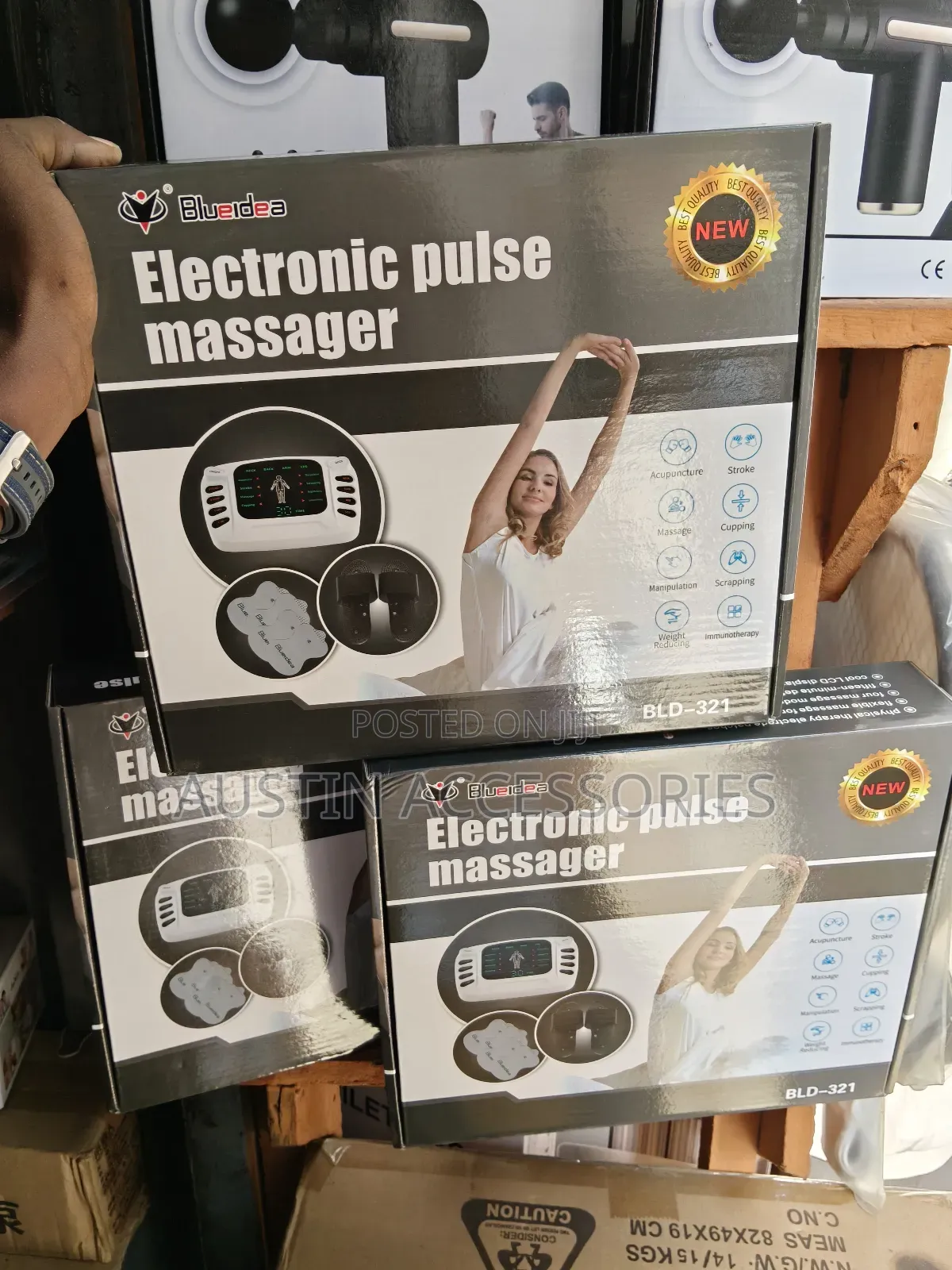 Blue-idea Bld-321 Electronic Pulse Massager/Digital Therapy Machine