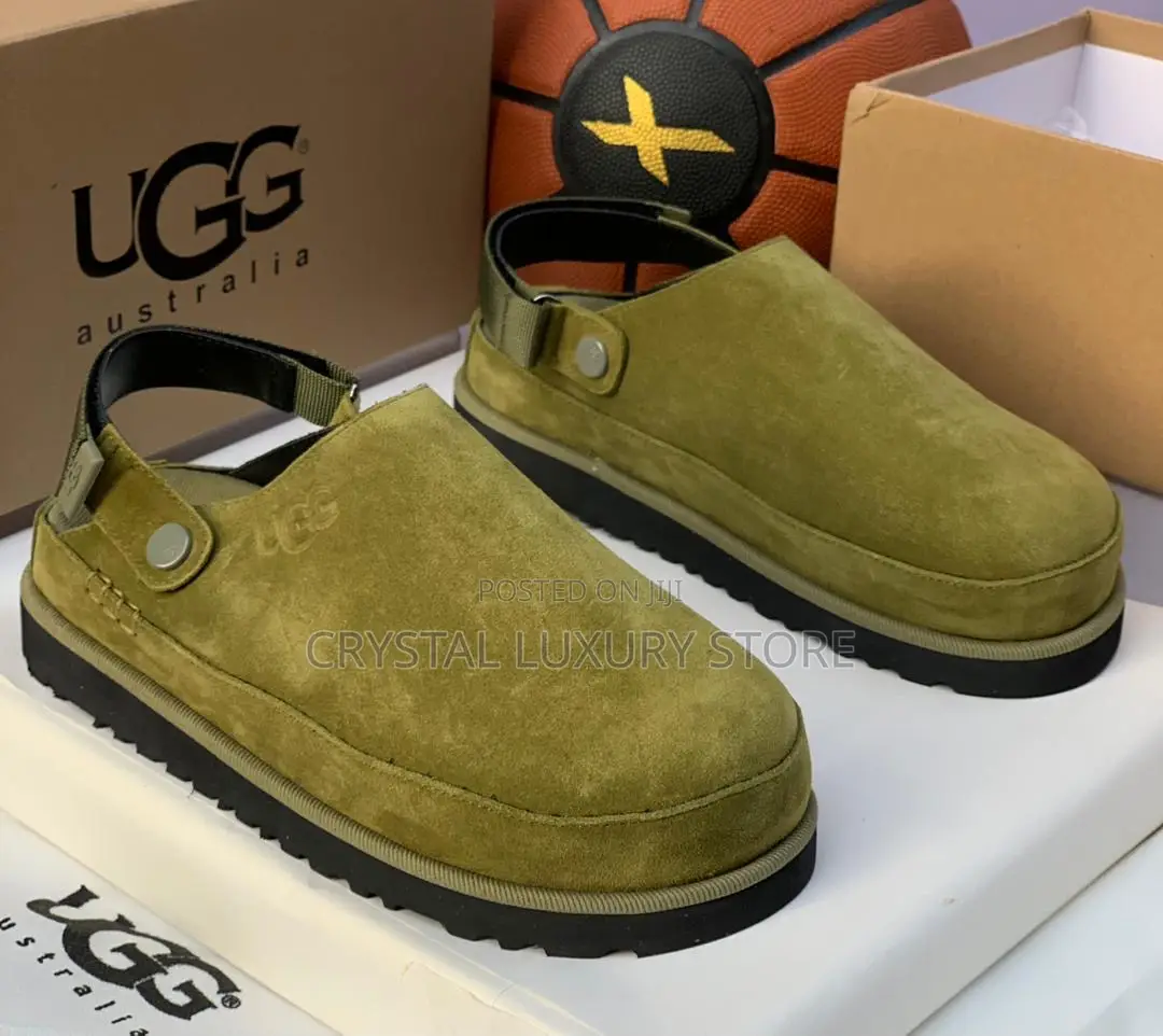 Ugg Quality Luxury Men Suede Sandals