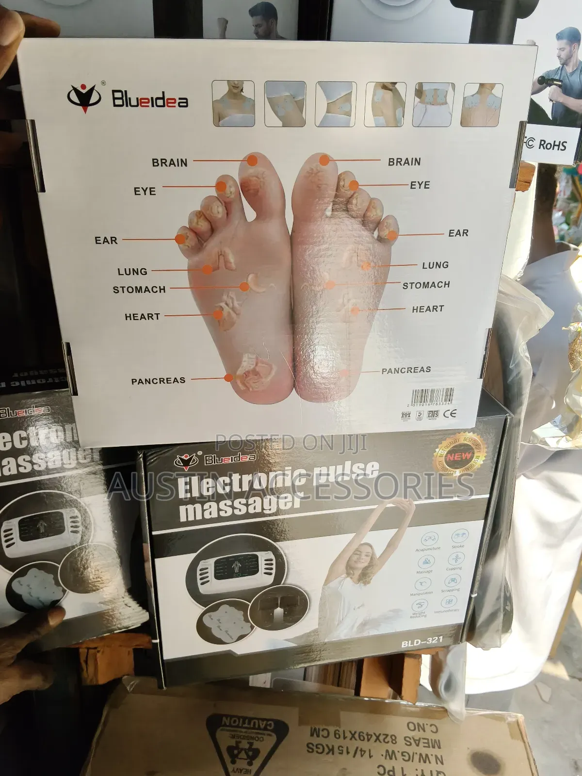 Blue-idea Bld-321 Electronic Pulse Massager/Digital Therapy Machine