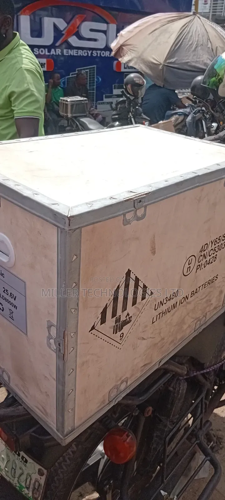 Supply of Haisic Lithium Battery 8kwh 24v to Yaba