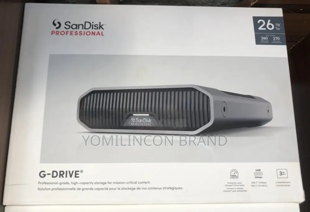 Sandisk Professional 26tb G-Drive Enterprise-Class Usb 3.2 Gen 2