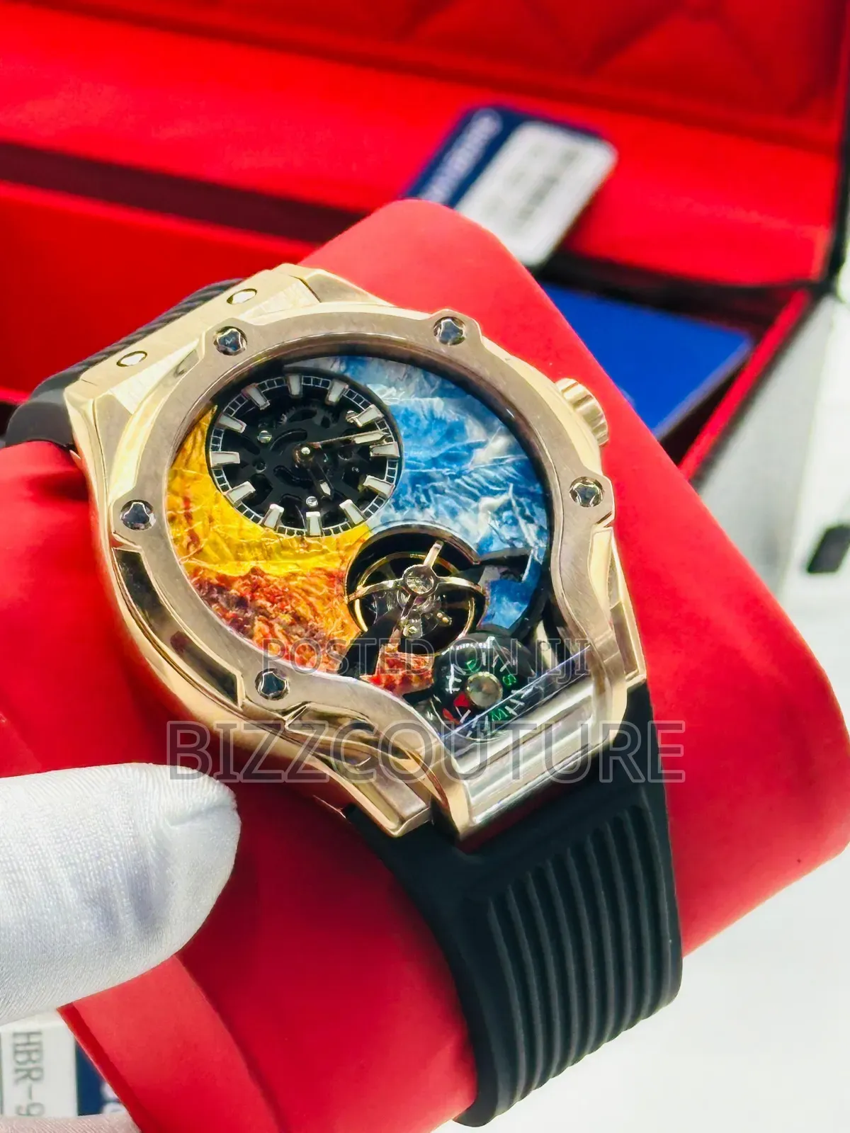 Original Hanboro Rubber Strap Watch Available In Store